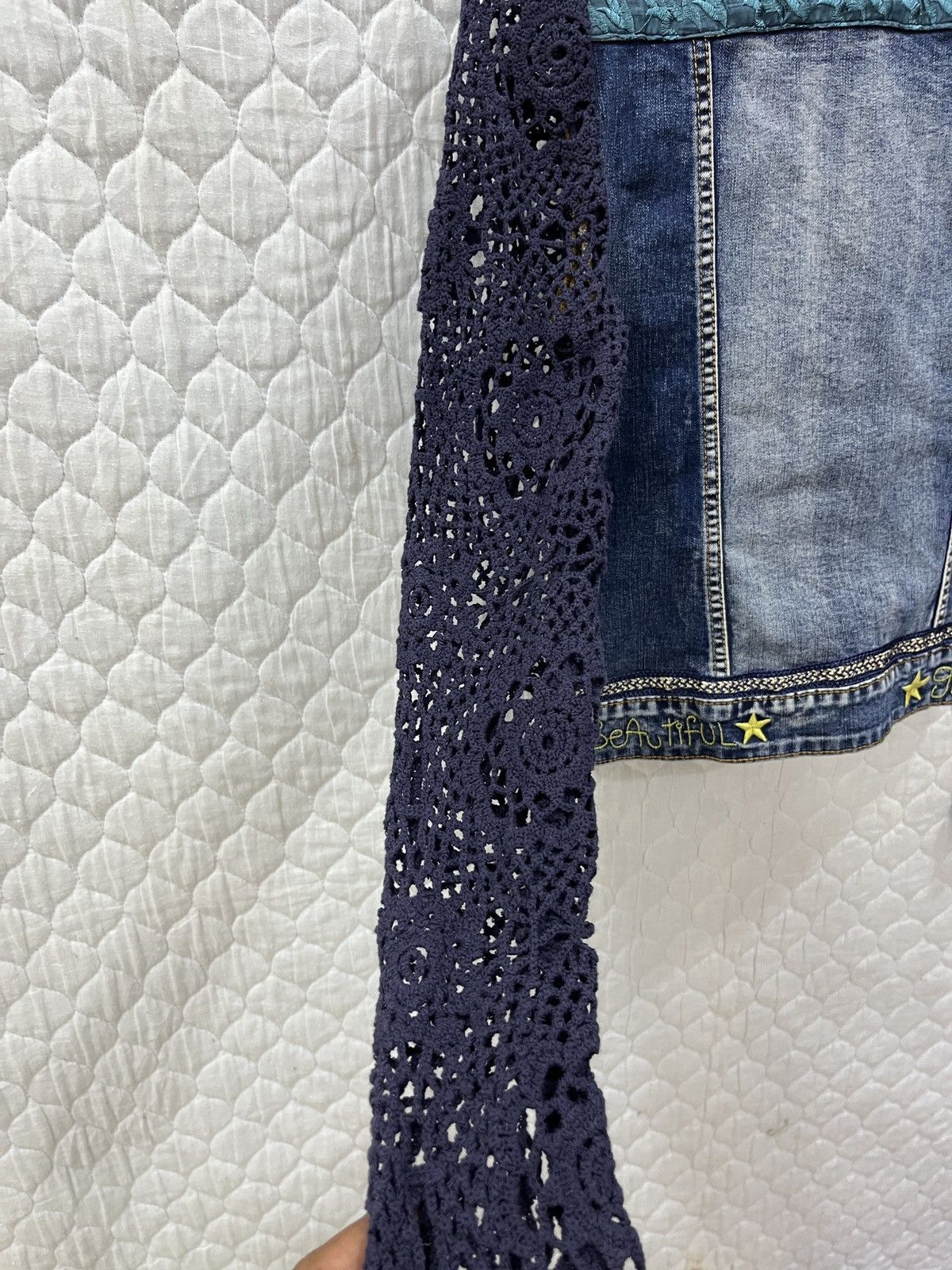 Desigual (Pppp). DESIGUAL EXOTIC JEANS JACKET Size XS / US 0-2 / IT 36-38 - 9 Thumbnail