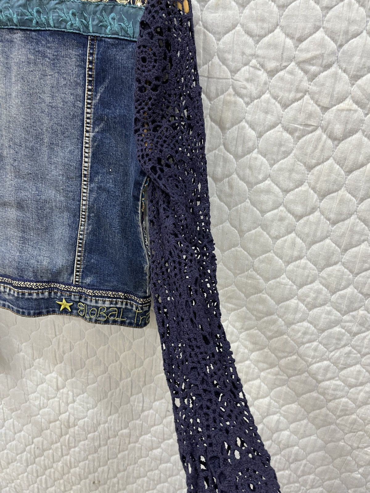 Desigual (Pppp). DESIGUAL EXOTIC JEANS JACKET Size XS / US 0-2 / IT 36-38 - 10 Thumbnail