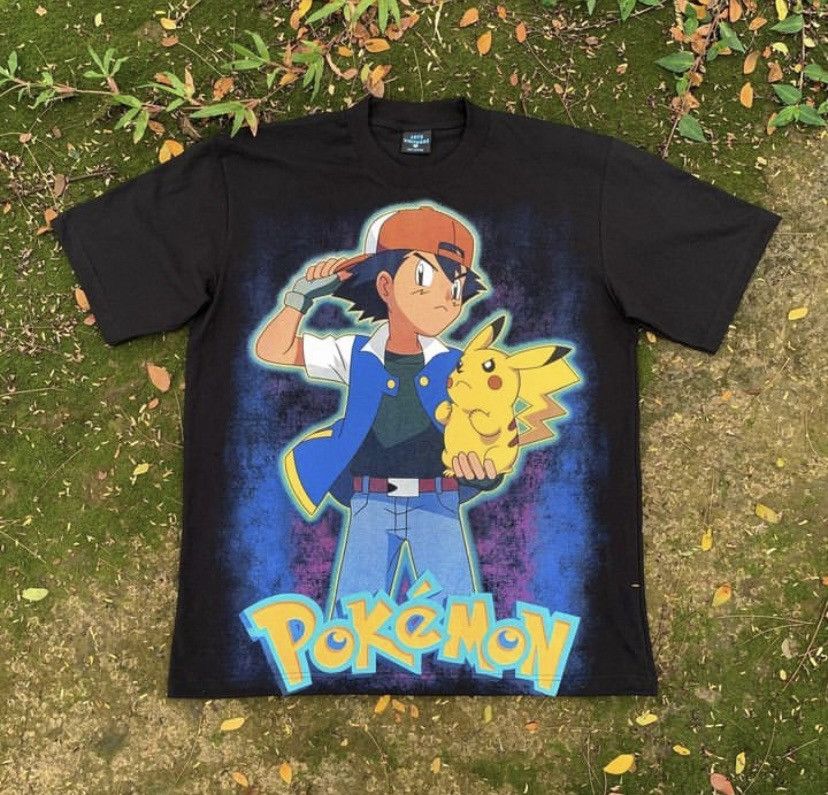 Vintage BOOTLEG POKEMON ASH & PIKACHU | Grailed