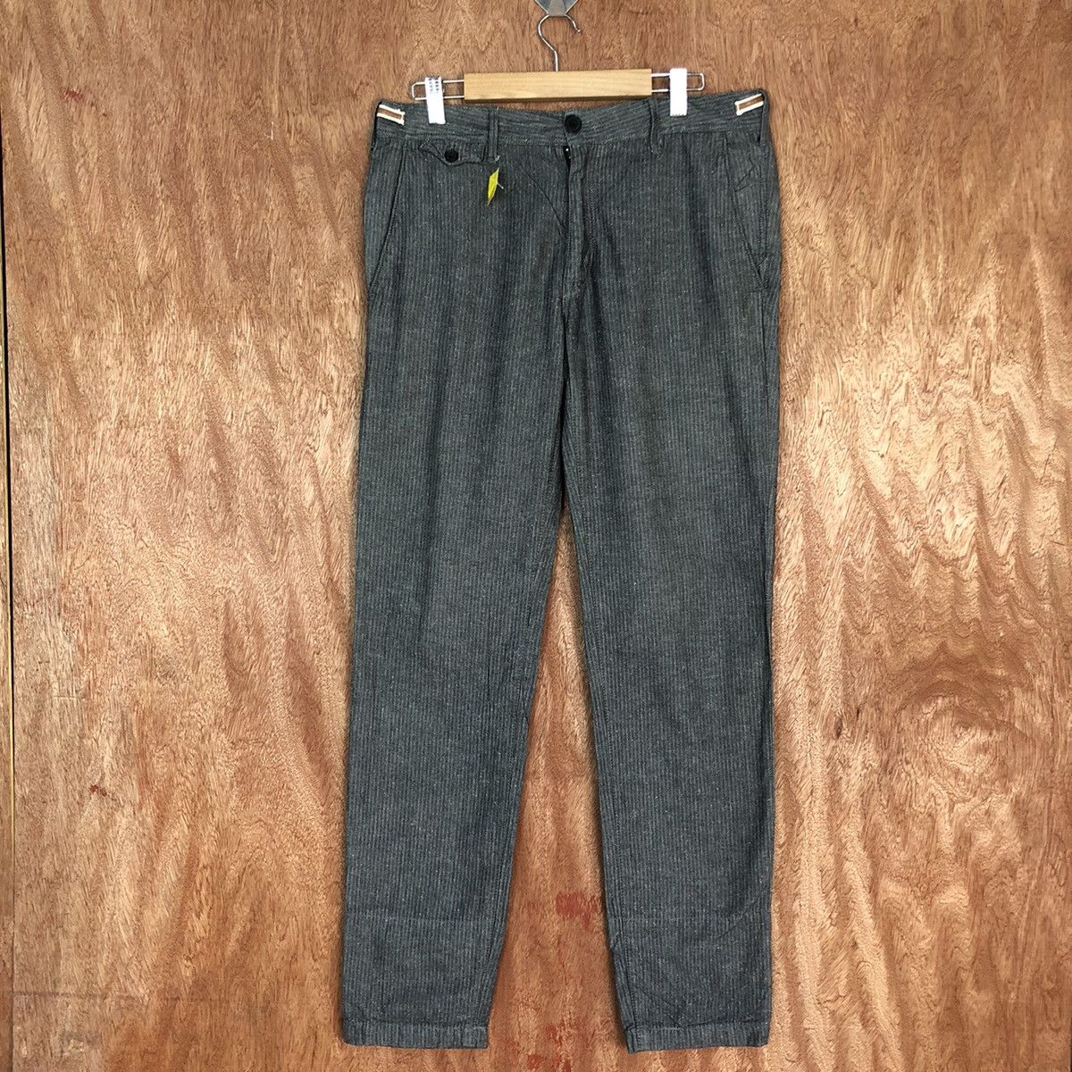 Japanese Brand Male & Co Grey straight Cargo Pants #2644 Size US 32 / EU 48 - 1 Thumbnail