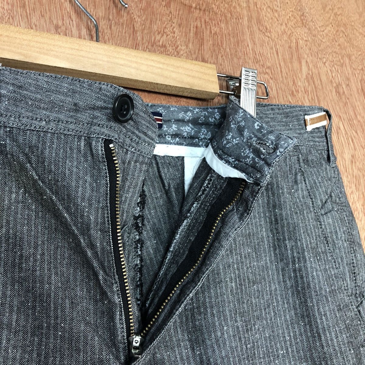 Japanese Brand Male & Co Grey straight Cargo Pants #2644 Size US 32 / EU 48 - 5 Thumbnail