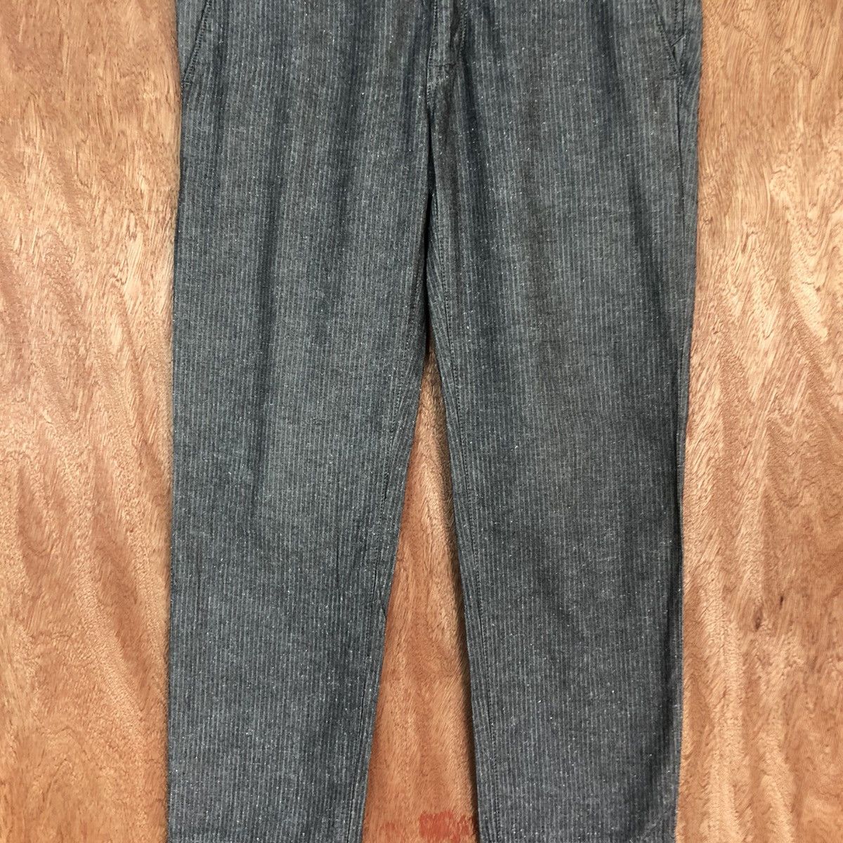 Japanese Brand Male & Co Grey straight Cargo Pants #2644 Size US 32 / EU 48 - 4 Thumbnail