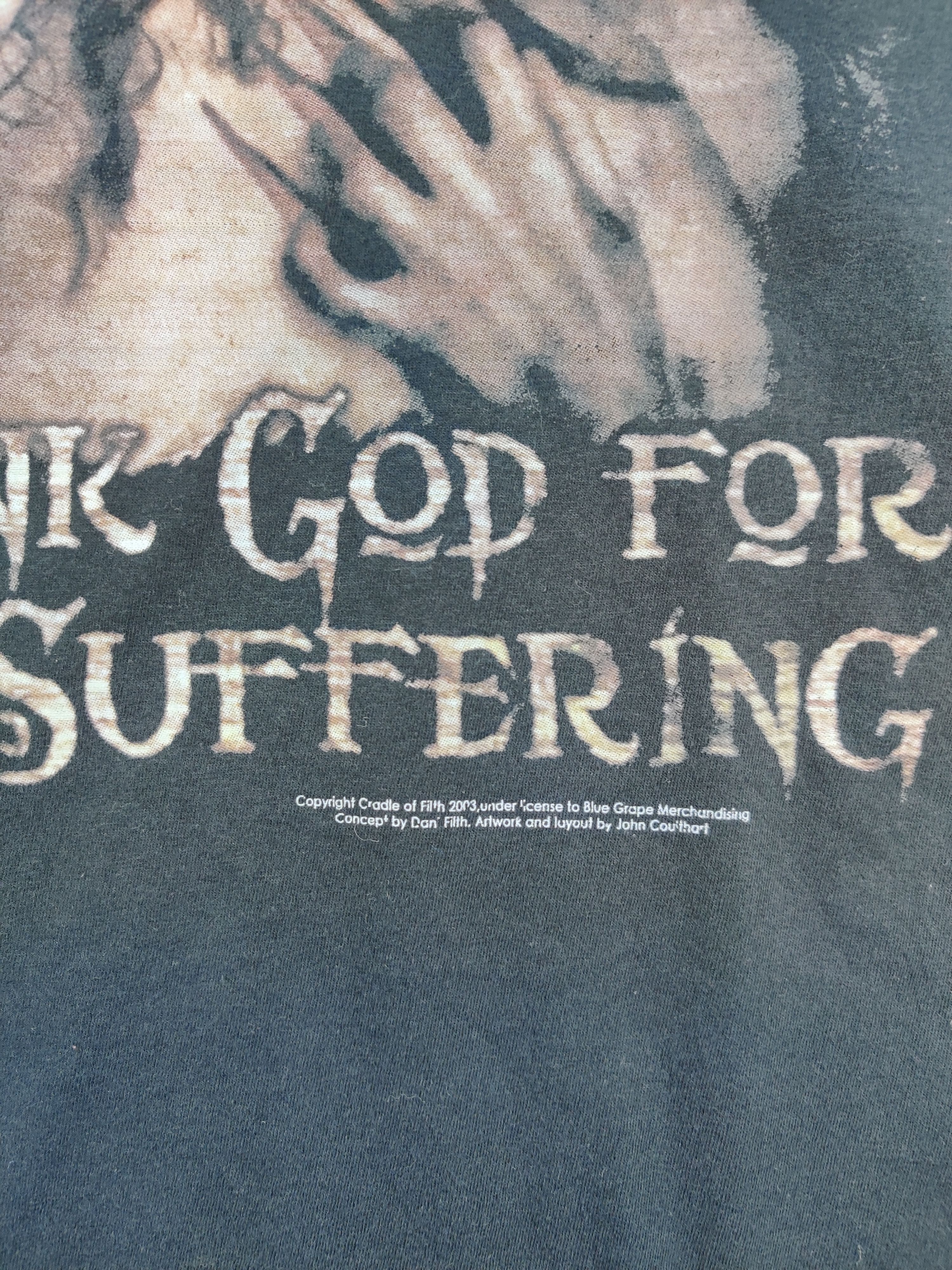 Band Tees Cradle Of Filth "Damnation And A Day" Band Tee Tshirt Size US L / EU 52-54 / 3 - 7 Thumbnail