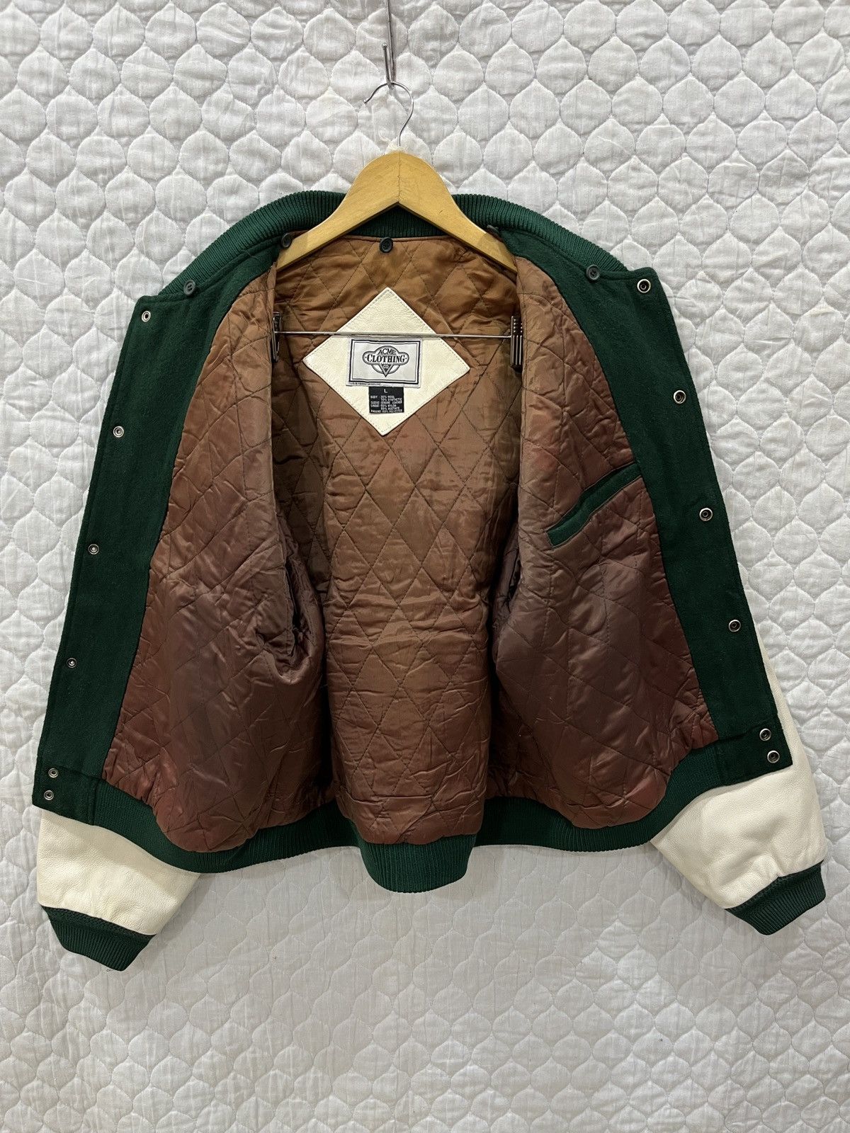 Acme Clothing (Eeee). VINTAGE ACME CLOTHING WARNER BROSS VARSITY JACKET Size US L / EU 52-54 / 3 - 7 Thumbnail