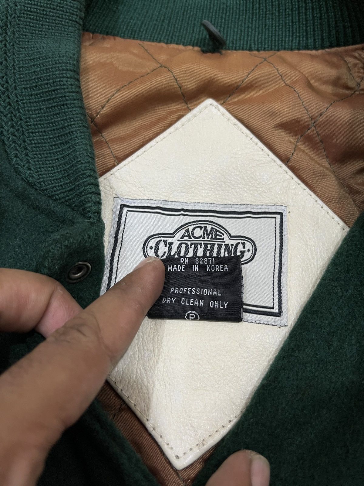 Acme Clothing (Eeee). VINTAGE ACME CLOTHING WARNER BROSS VARSITY JACKET Size US L / EU 52-54 / 3 - 9 Thumbnail