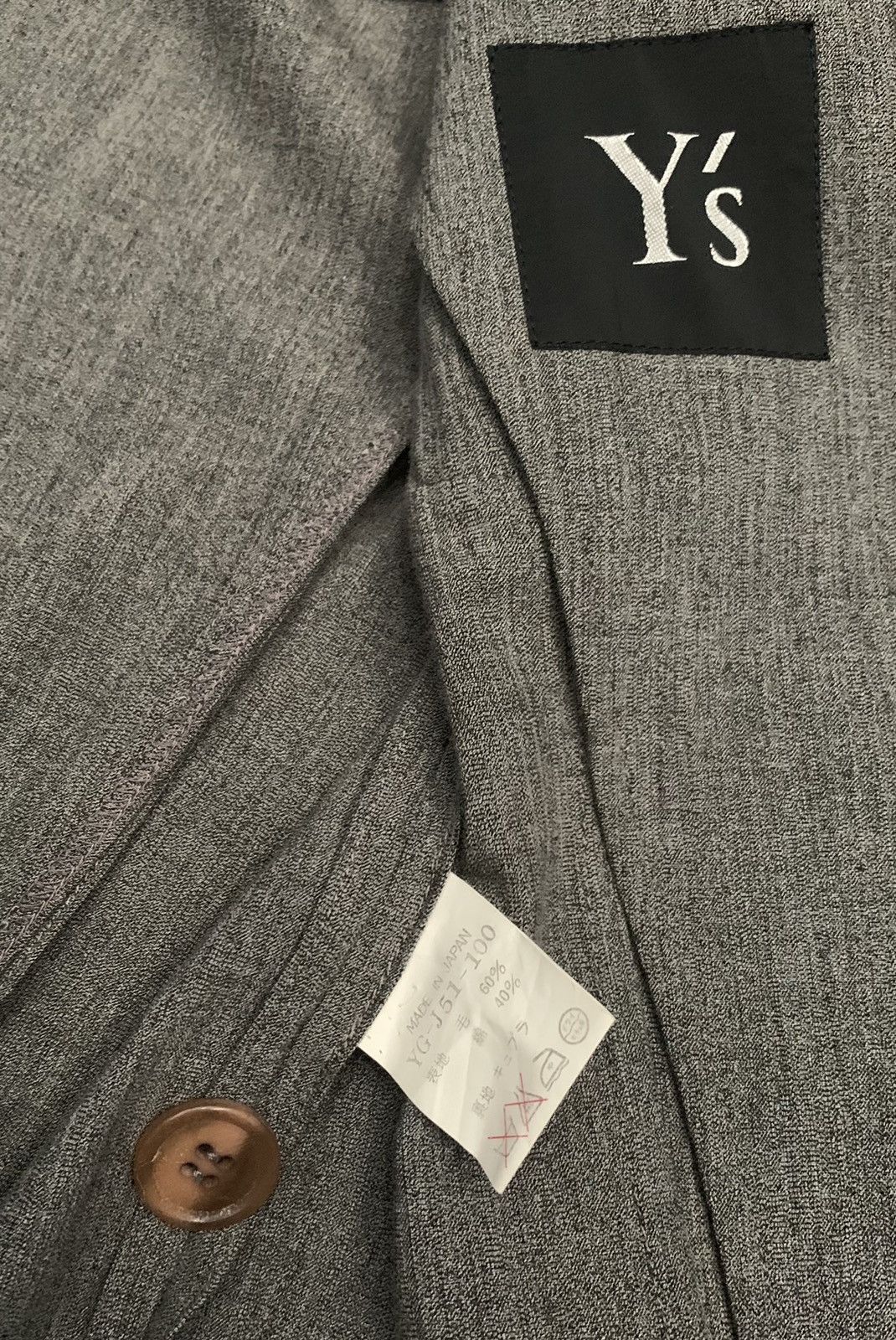 Yohji Yamamoto Vintage Japanese Brand Yohji Yamamoto Linen Jacket 1990s Size US M / EU 48-50 / 2 - 4 Thumbnail