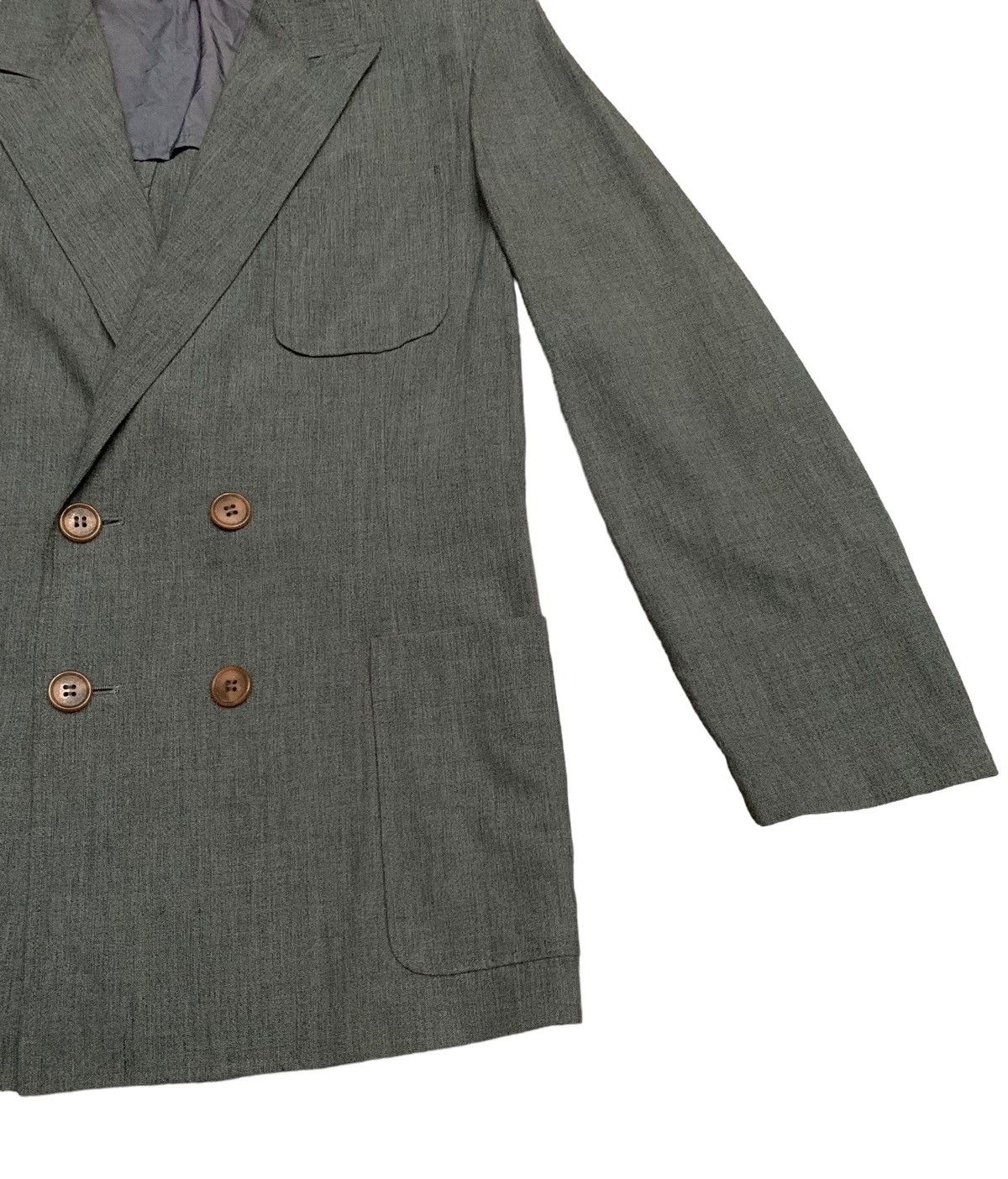 Yohji Yamamoto Vintage Japanese Brand Yohji Yamamoto Linen Jacket 1990s Size US M / EU 48-50 / 2 - 3 Thumbnail
