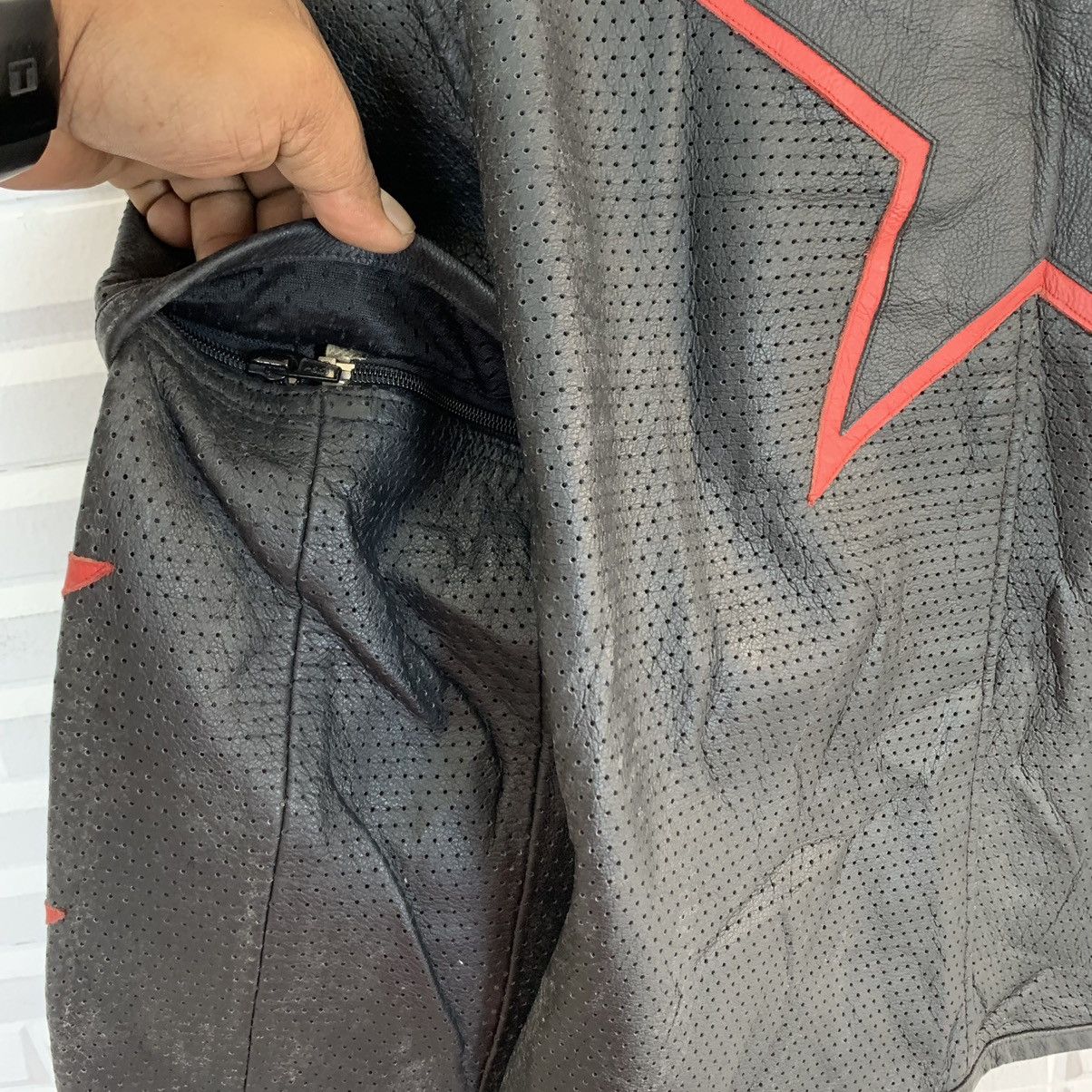 Sports Specialties 💥BLACK HORSE RACING TEAM LEATHER JACKET Size US S / EU 44-46 / 1 - 11 Thumbnail