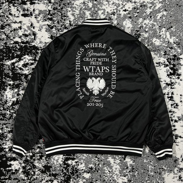 Wtaps WTAPS TEAM VARSITY JACKET NYLON TWILL 2017 | Grailed