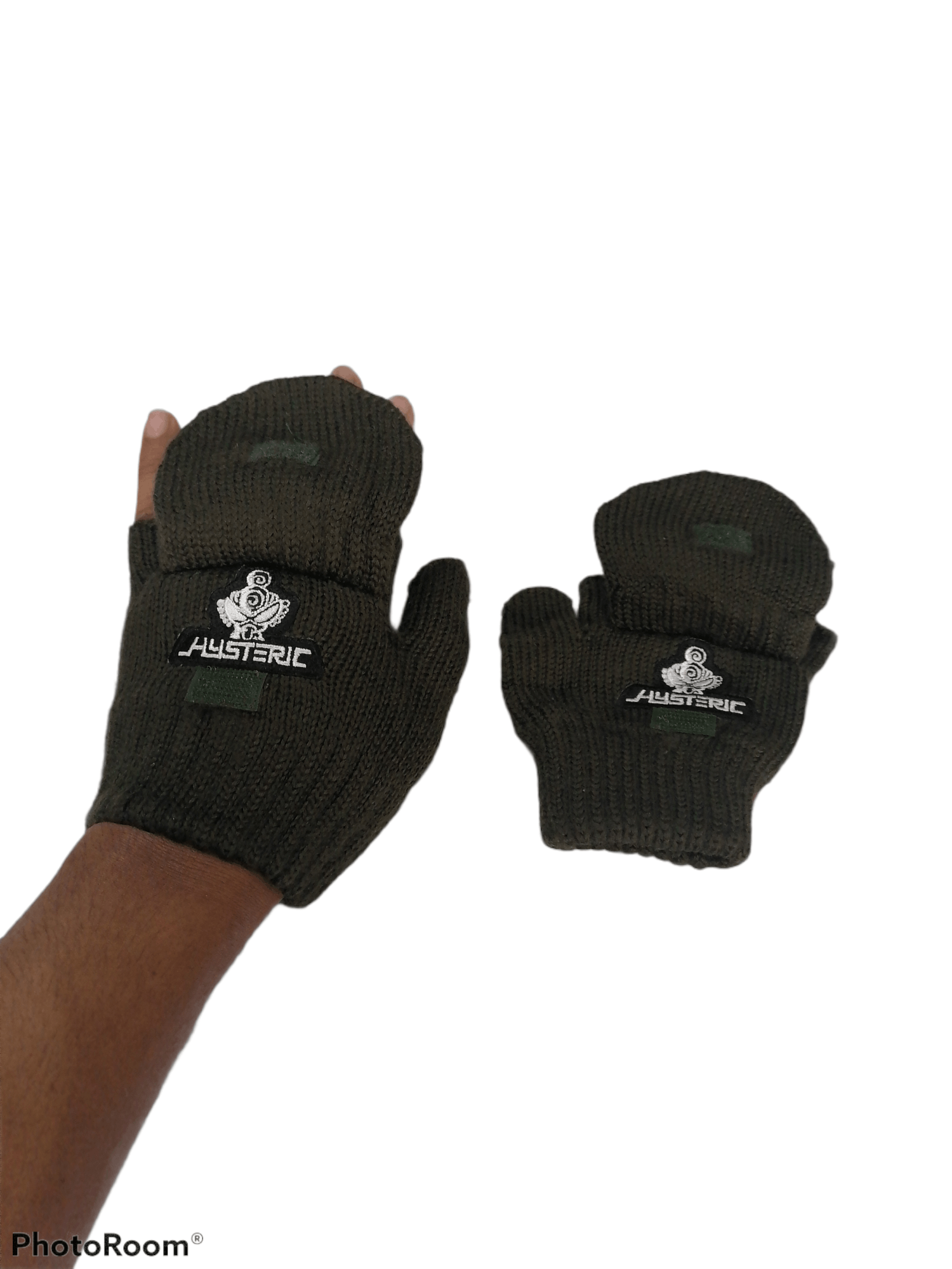 Hysteric Glamour × Japanese Brand Sickkk🔥Hysteric Glamour Skateshop Knit Glove SMALL SIZE Size ONE SIZE - 4 Thumbnail