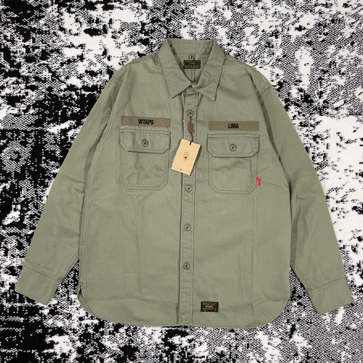 Wtaps WTAPS BUDS LS / SHIRT COTTON HELL IN BONE 16AW | Grailed