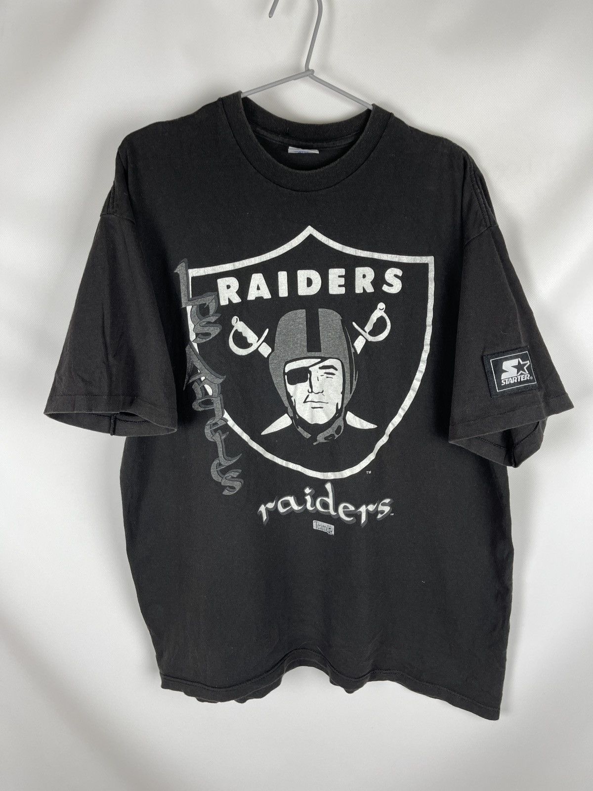 Starter Starter Los Angeles Raiders vintage 80s 90s made in USA tee Size US L / EU 52-54 / 3 - 9 Thumbnail