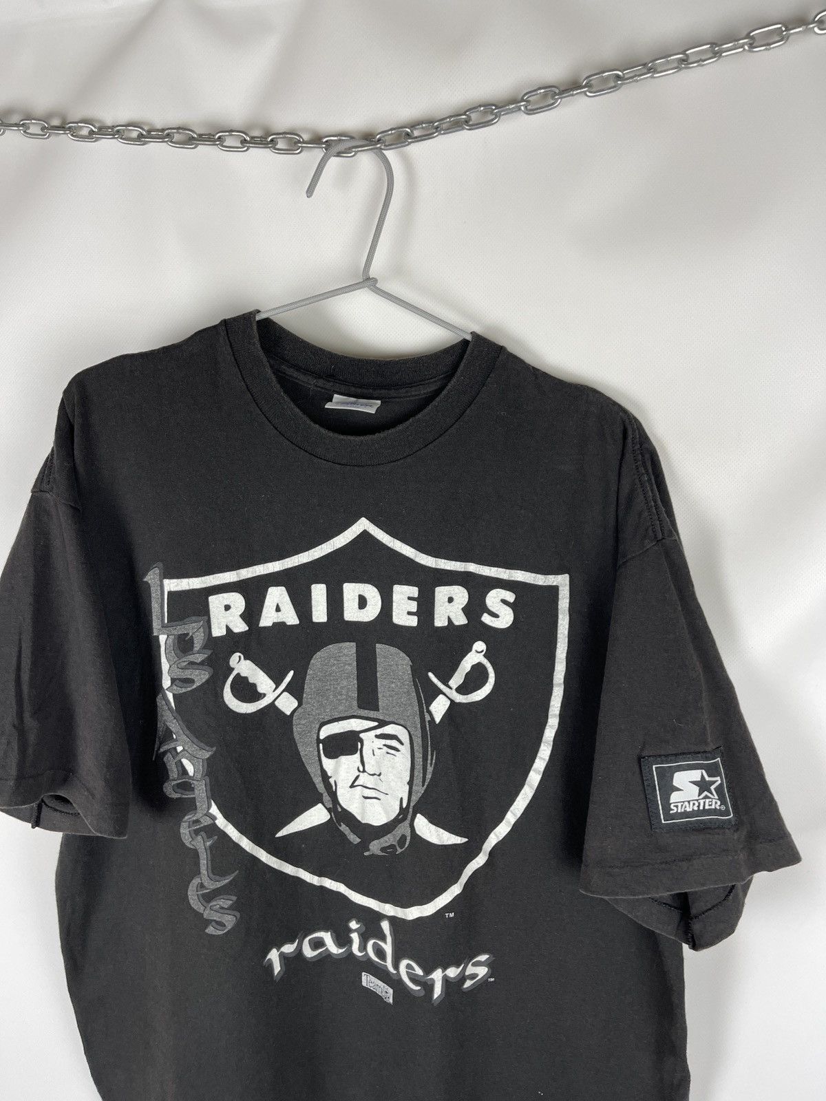 Starter Starter Los Angeles Raiders vintage 80s 90s made in USA tee Size US L / EU 52-54 / 3 - 6 Thumbnail
