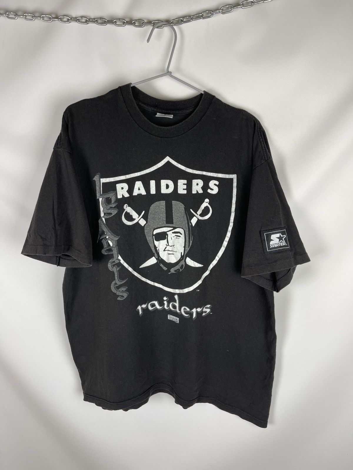 Starter Starter Los Angeles Raiders vintage 80s 90s made in USA tee Size US L / EU 52-54 / 3 - 3 Thumbnail