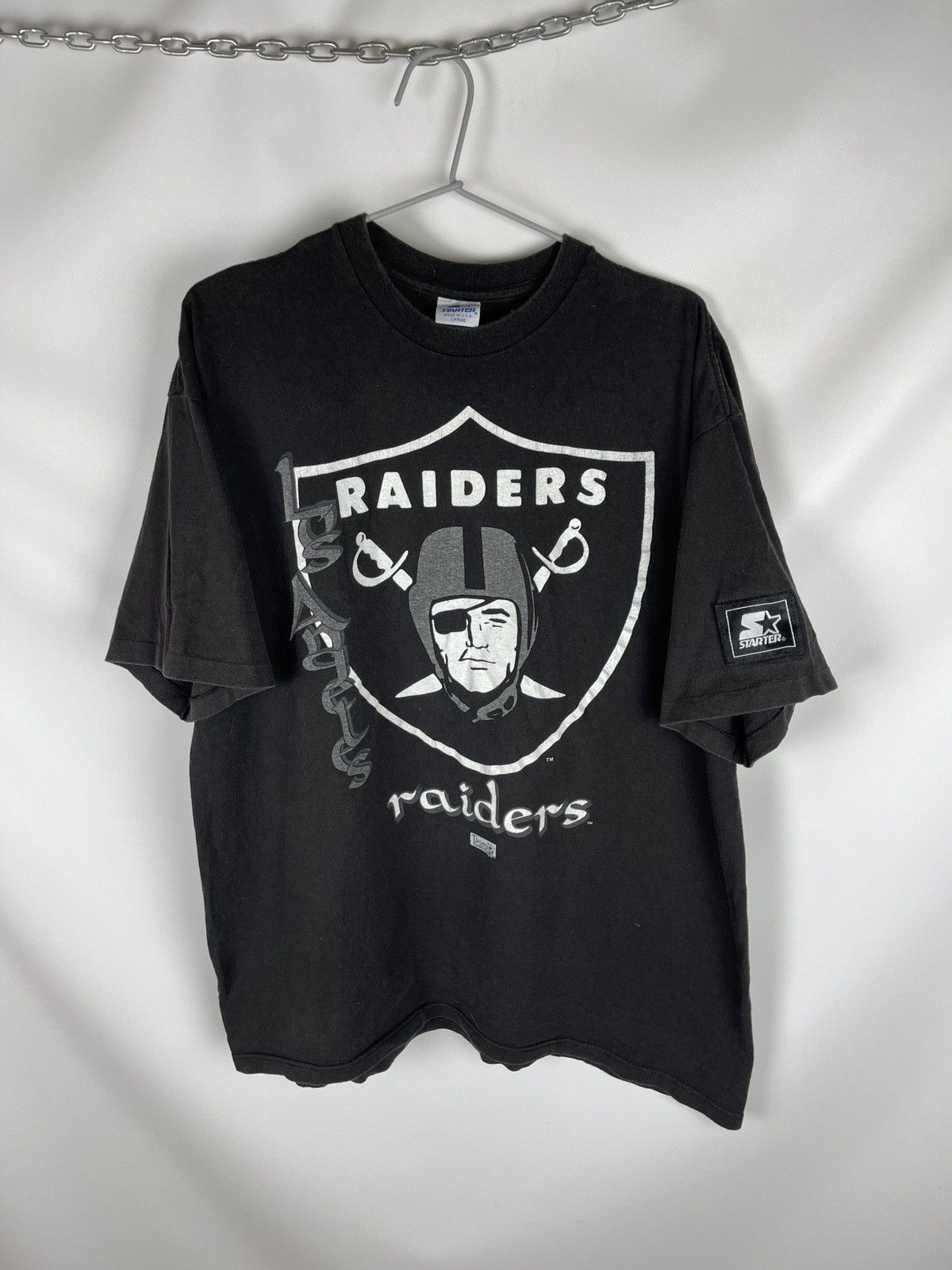 Starter Starter Los Angeles Raiders vintage 80s 90s made in USA tee Size US L / EU 52-54 / 3 - 2 Thumbnail