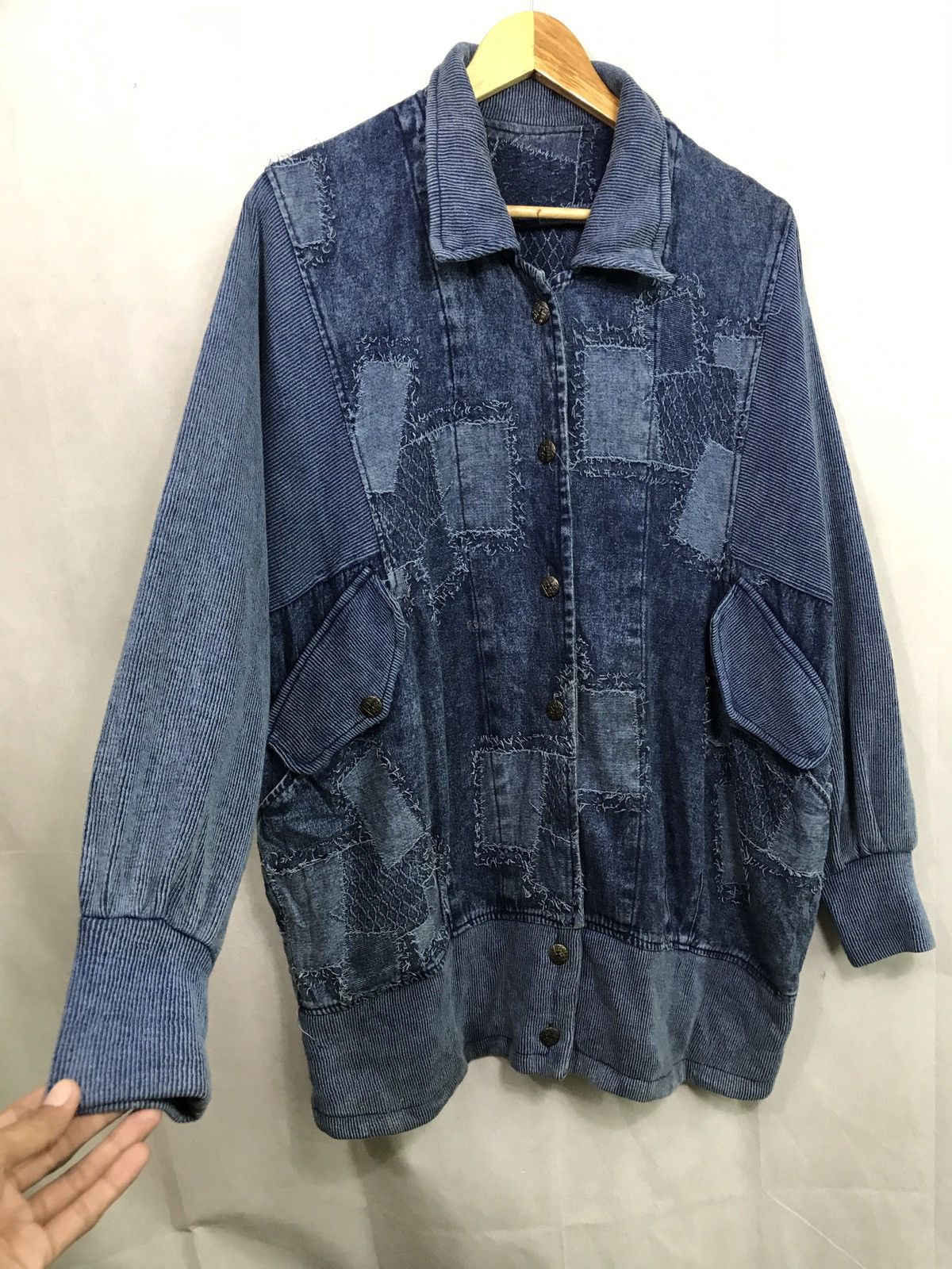 Indigo KAPITAL INSPIRED BY Vintage japanese indigo boro patchwork Size US L / EU 52-54 / 3 - 2 Thumbnail