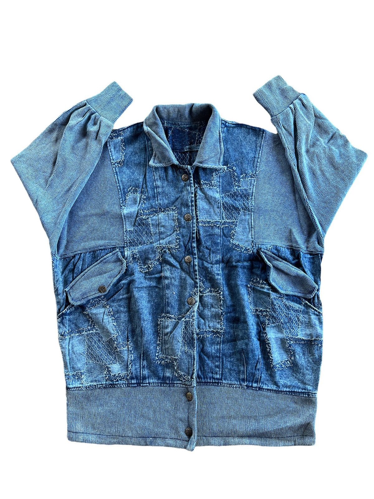 Indigo KAPITAL INSPIRED BY Vintage japanese indigo boro patchwork Size US L / EU 52-54 / 3 - 1 Thumbnail