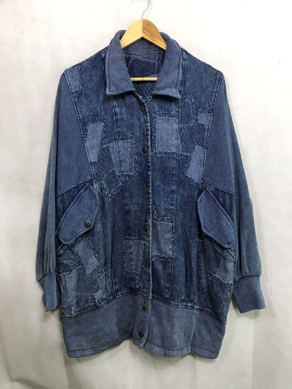 Indigo KAPITAL INSPIRED BY Vintage japanese indigo boro patchwork Size US L / EU 52-54 / 3 - 3 Thumbnail