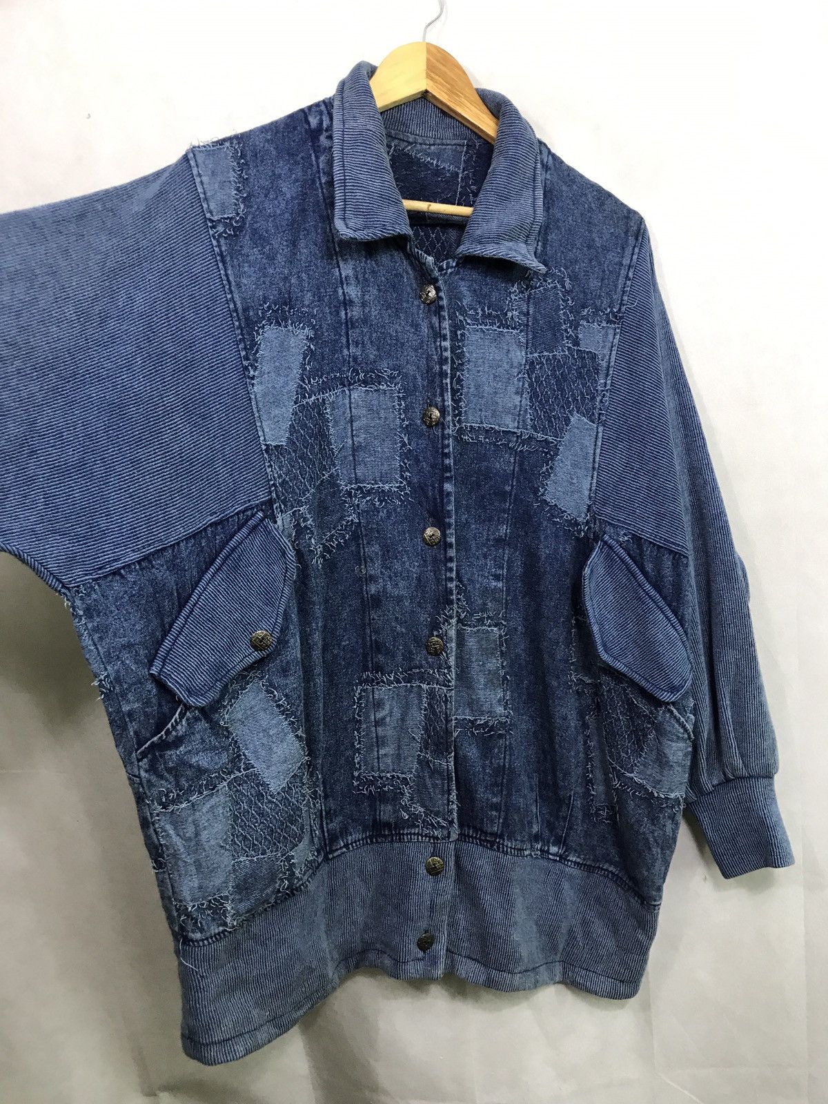 Indigo KAPITAL INSPIRED BY Vintage japanese indigo boro patchwork Size US L / EU 52-54 / 3 - 4 Thumbnail