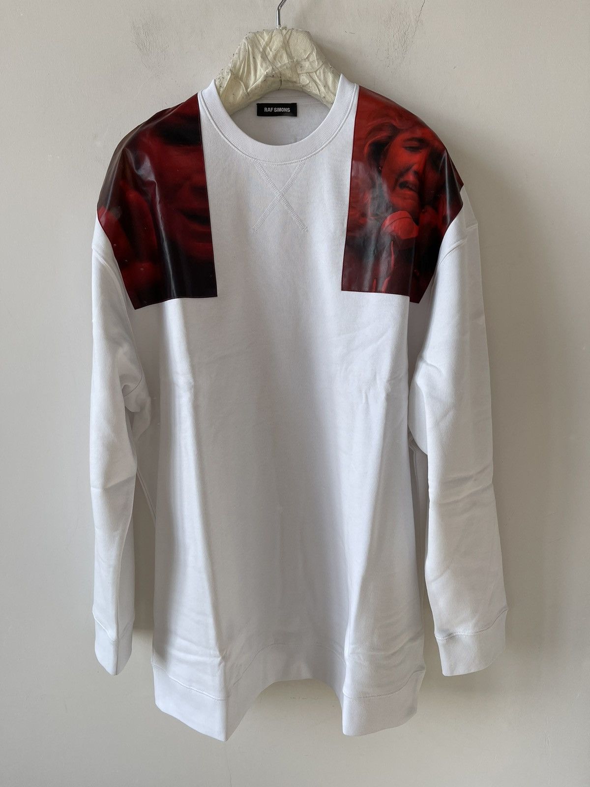 Raf Simons Raf Simons Oversized Blue Velvet Sweatshirt Size US S / EU 44-46 / 1 - 2 Thumbnail