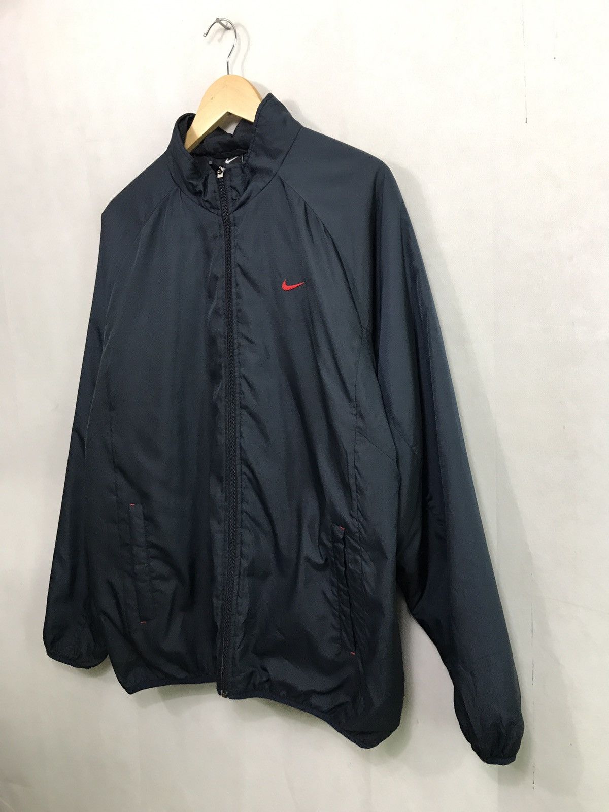 Nike 🔊🔥FINAL DROP🔥💢Vintage Nike navy blue jacket Size US XL / EU 56 / 4 - 4 Thumbnail