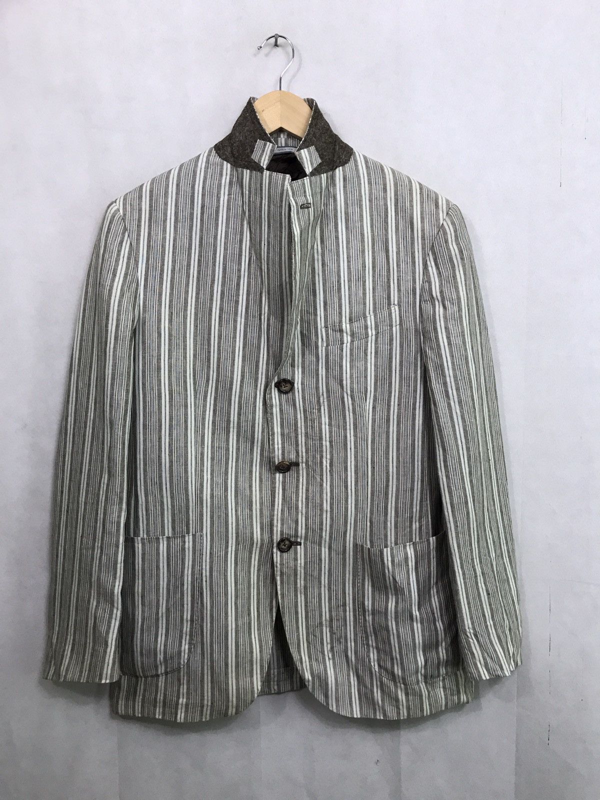 Other 🔥Flannel bay napoli linen hikory design made in italy Size US M / EU 48-50 / 2 - 1 Thumbnail
