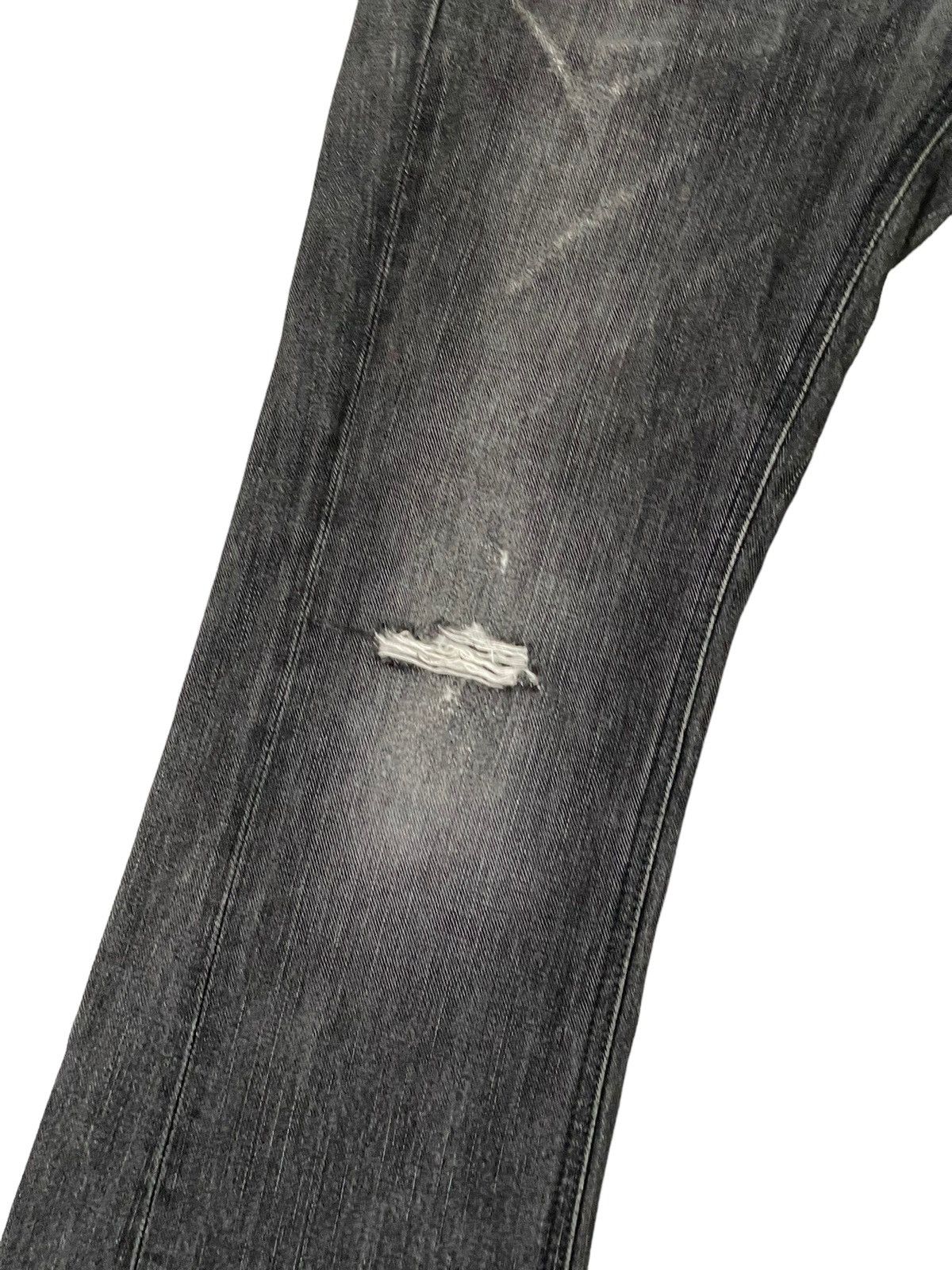 Japanese Brand Flare Jeans Lee Japan Distress Denim Boot Cut 1🟦3 Size US 33 - 6 Thumbnail