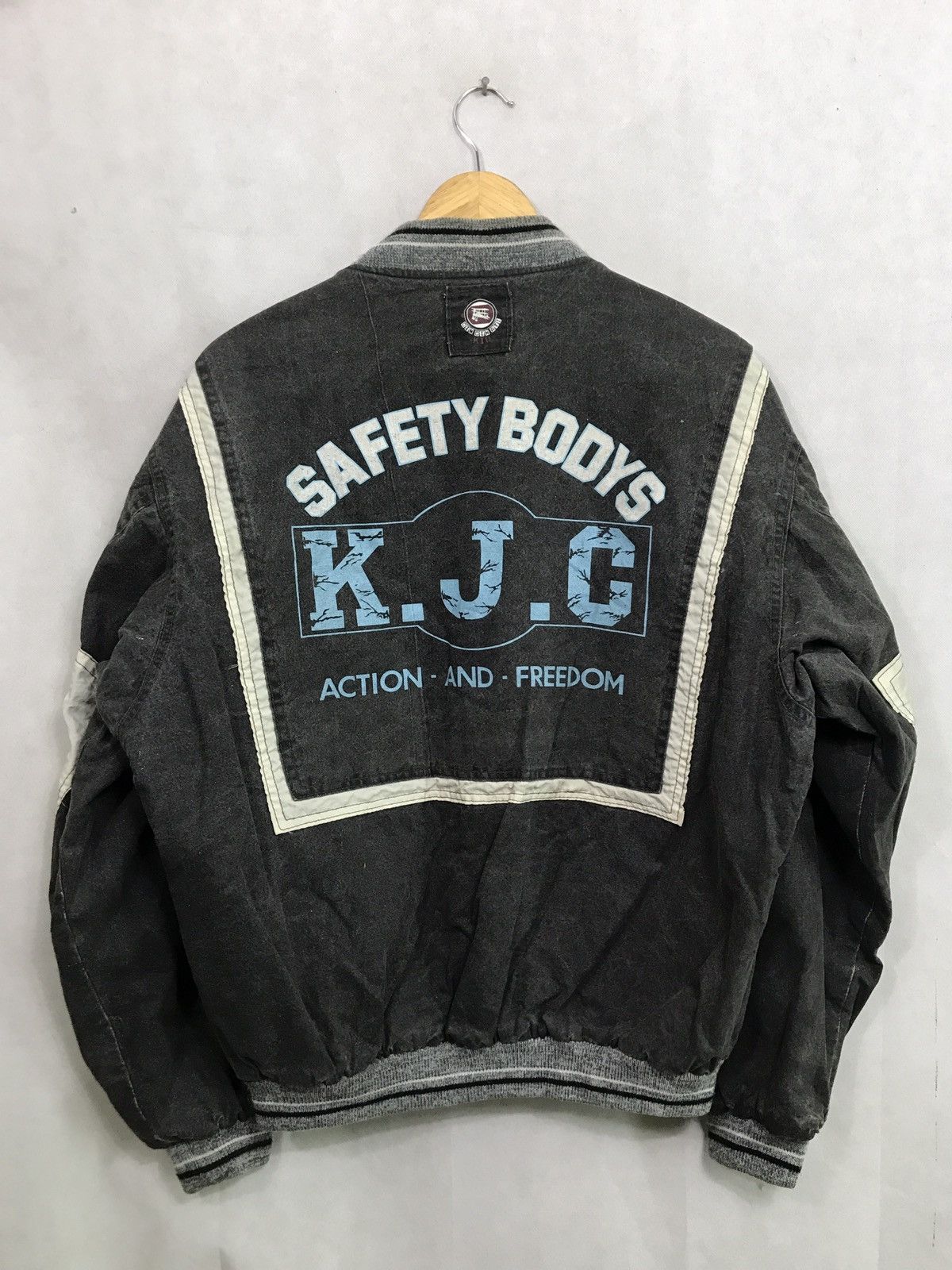 Designer Rare bomber jacket king jo nothan washed japanese style Size US L / EU 52-54 / 3 - 3 Thumbnail