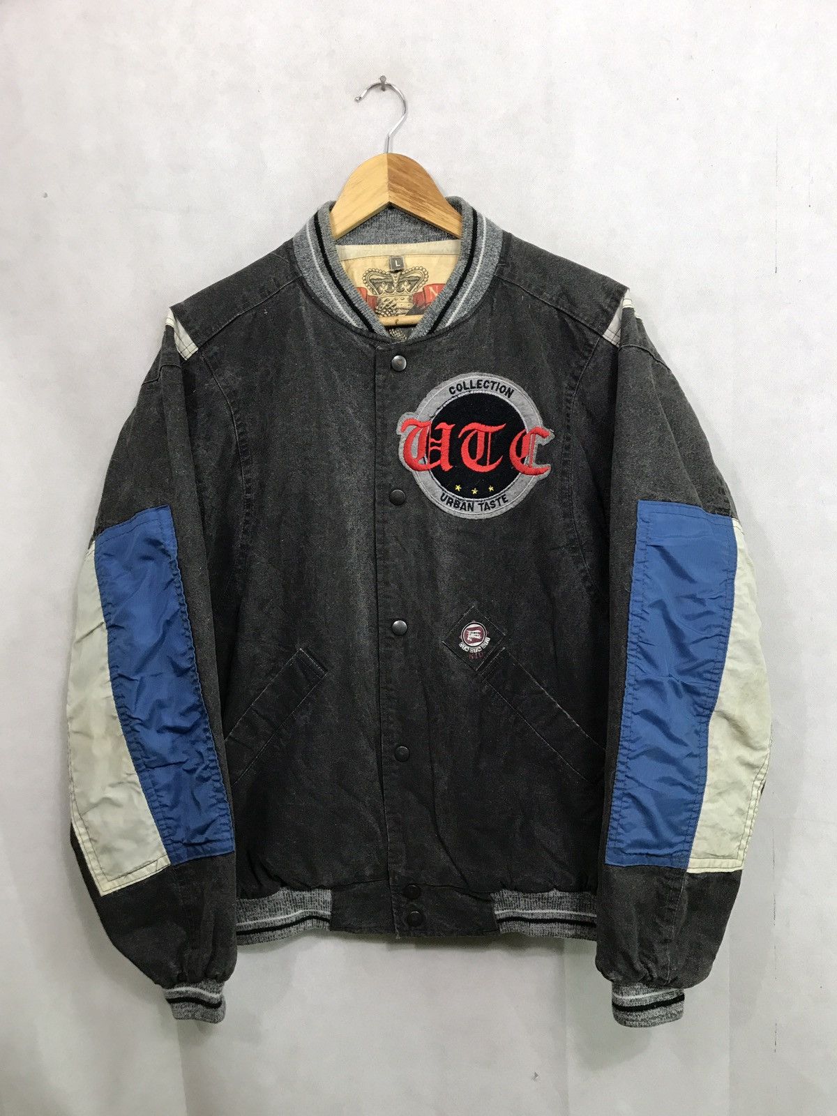 Designer Rare bomber jacket king jo nothan washed japanese style Size US L / EU 52-54 / 3 - 2 Thumbnail