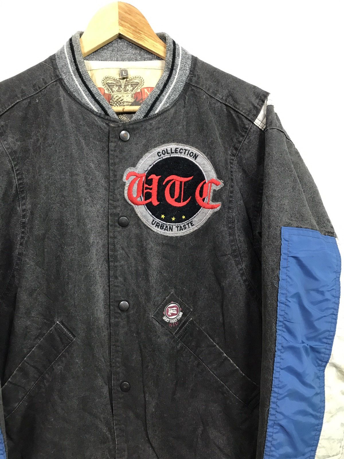 Designer Rare bomber jacket king jo nothan washed japanese style Size US L / EU 52-54 / 3 - 6 Thumbnail