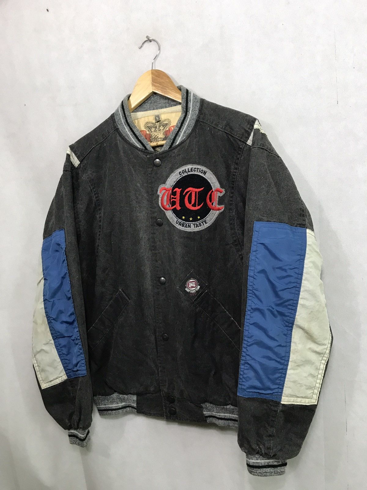 Designer Rare bomber jacket king jo nothan washed japanese style Size US L / EU 52-54 / 3 - 5 Thumbnail