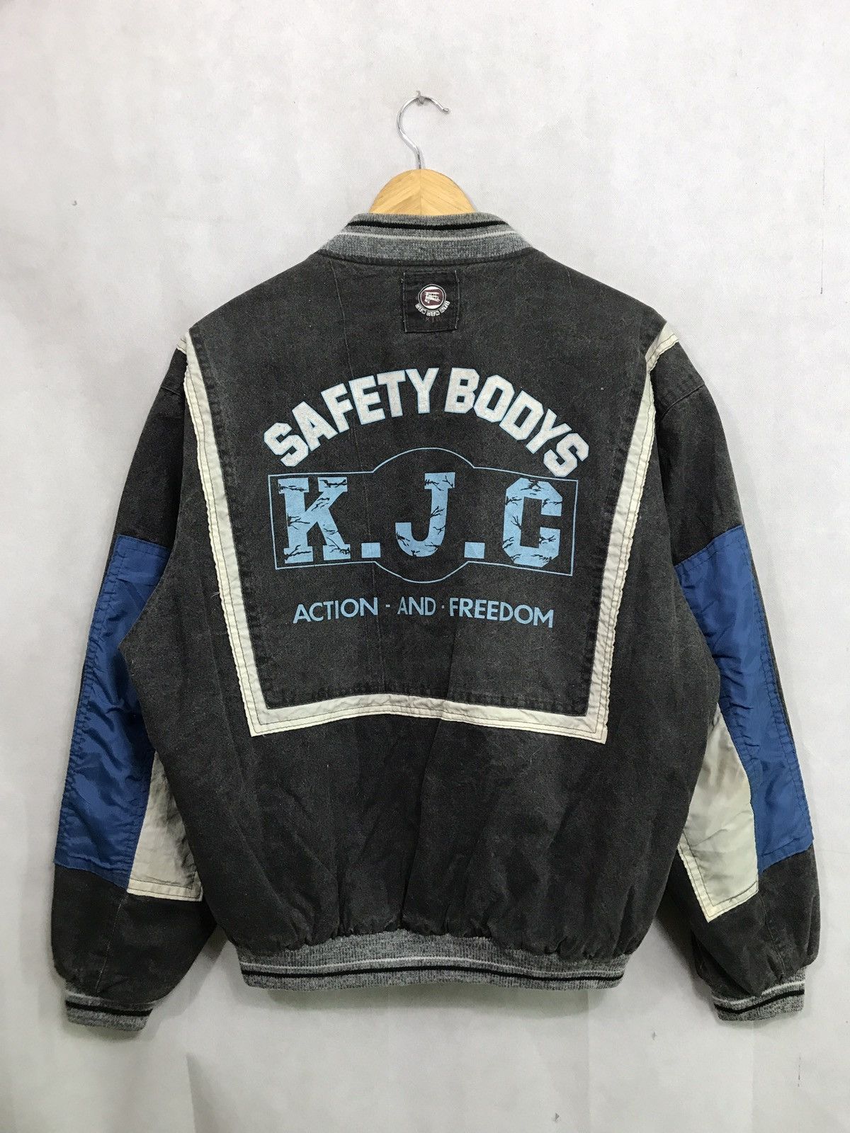 Designer Rare bomber jacket king jo nothan washed japanese style Size US L / EU 52-54 / 3 - 1 Thumbnail