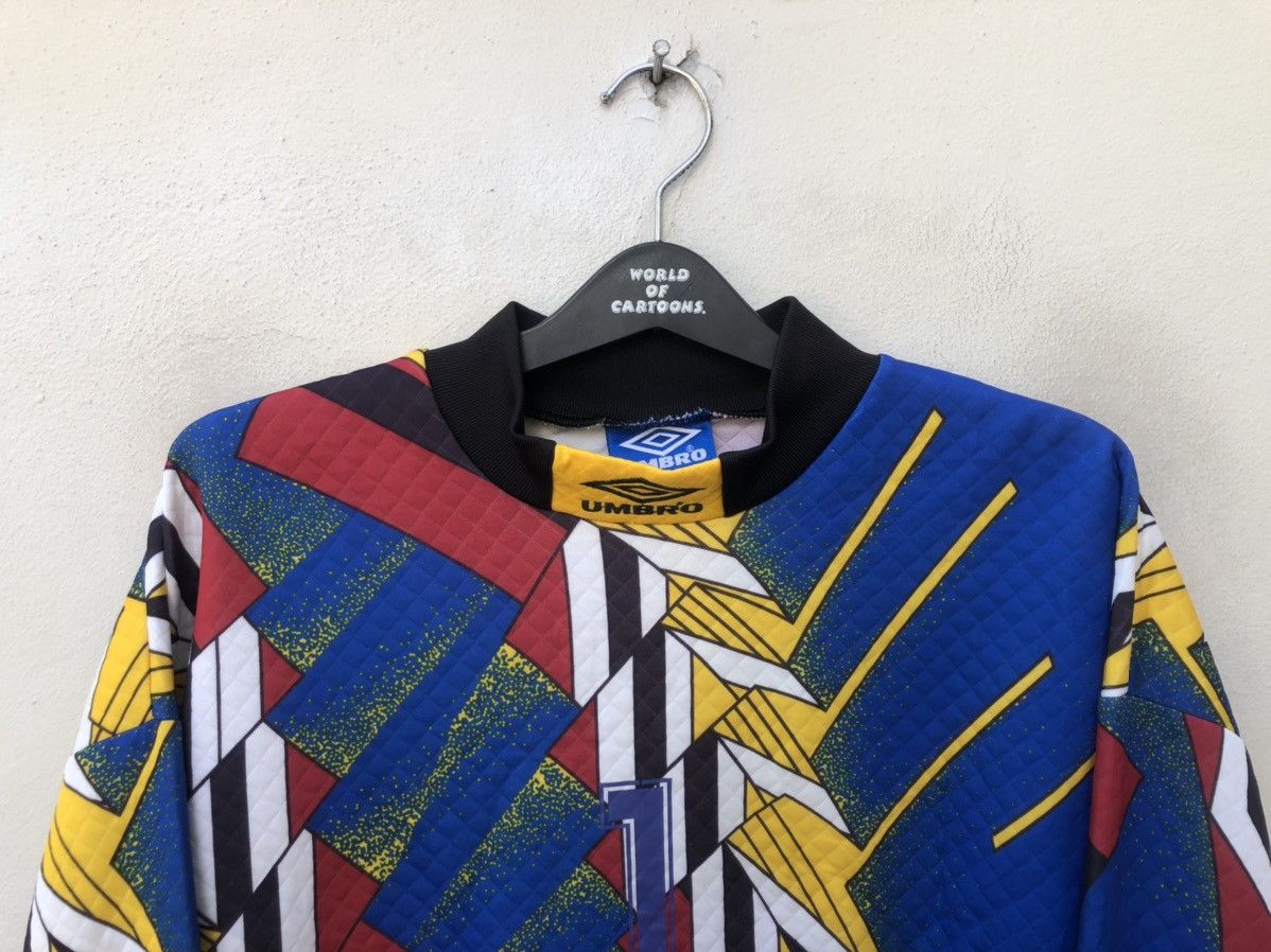 Umbro Vintage 90s UMBRO Goal Keeper Soccer Jersey Size US M / EU 48-50 / 2 - 2 Thumbnail