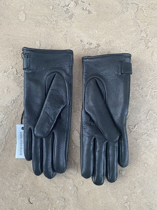 Chrome Hearts Chrome Hearts CROSS PATCH LEATHER Black Gloves, Grailed