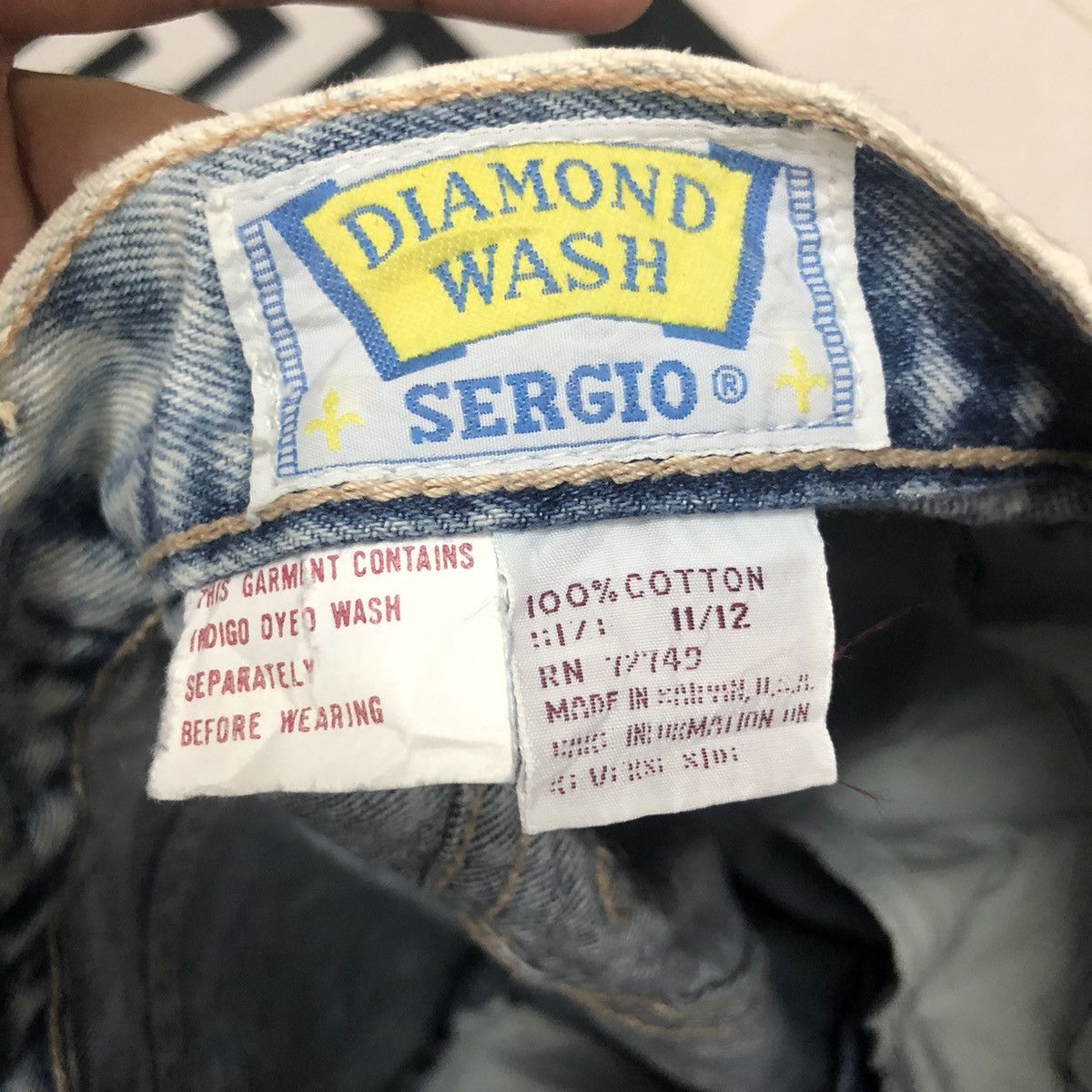 Japanese Brand Vintage Sergio Valente Jeans Acid Wash Denim Pants W27 Size US 27 - 13 Thumbnail