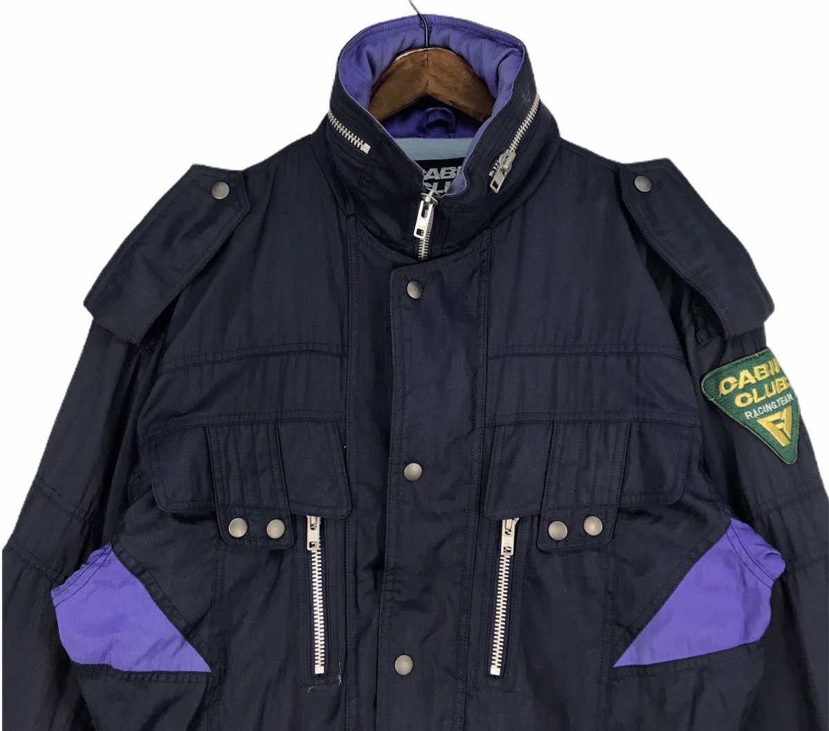 Japanese Brand Vintage Cabin Club Racing Team Jacket Size US M / EU 48-50 / 2 - 2 Thumbnail