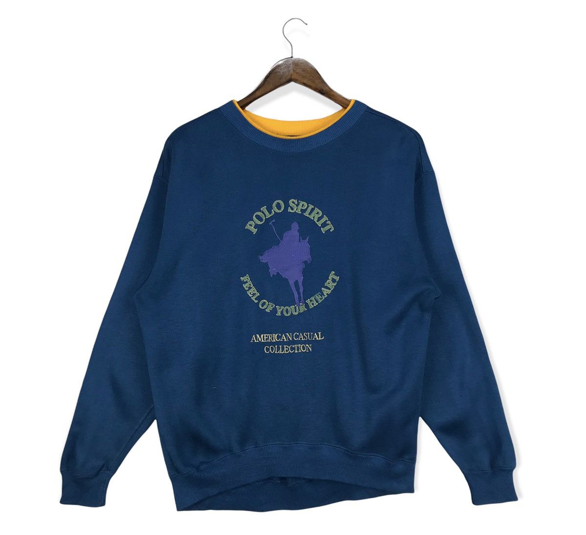 Beverly Hills Polo Club Vintage Polo Spirit Sweatshirt Size US M / EU 48-50 / 2 - 1 Thumbnail