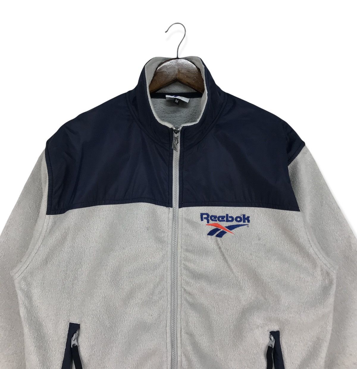 Reebok Vintage Reebok Fleece Jacket Size US M / EU 48-50 / 2 - 2 Thumbnail