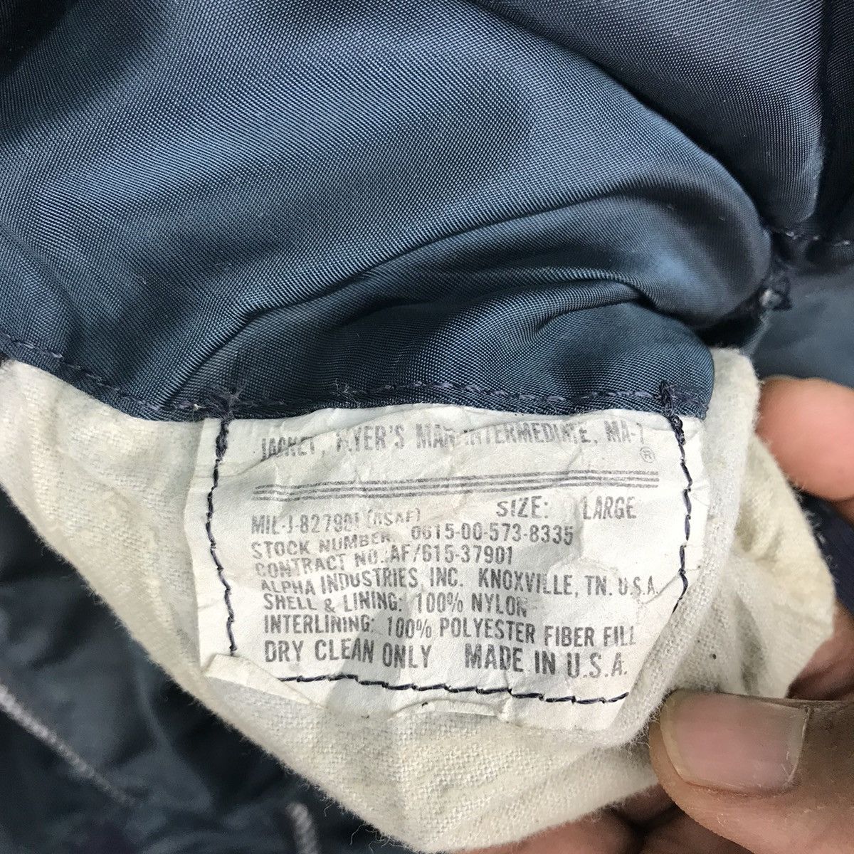 Alpha Industries Vintage Alpha Industries Bomber Jacket Size US L / EU 52-54 / 3 - 13 Thumbnail