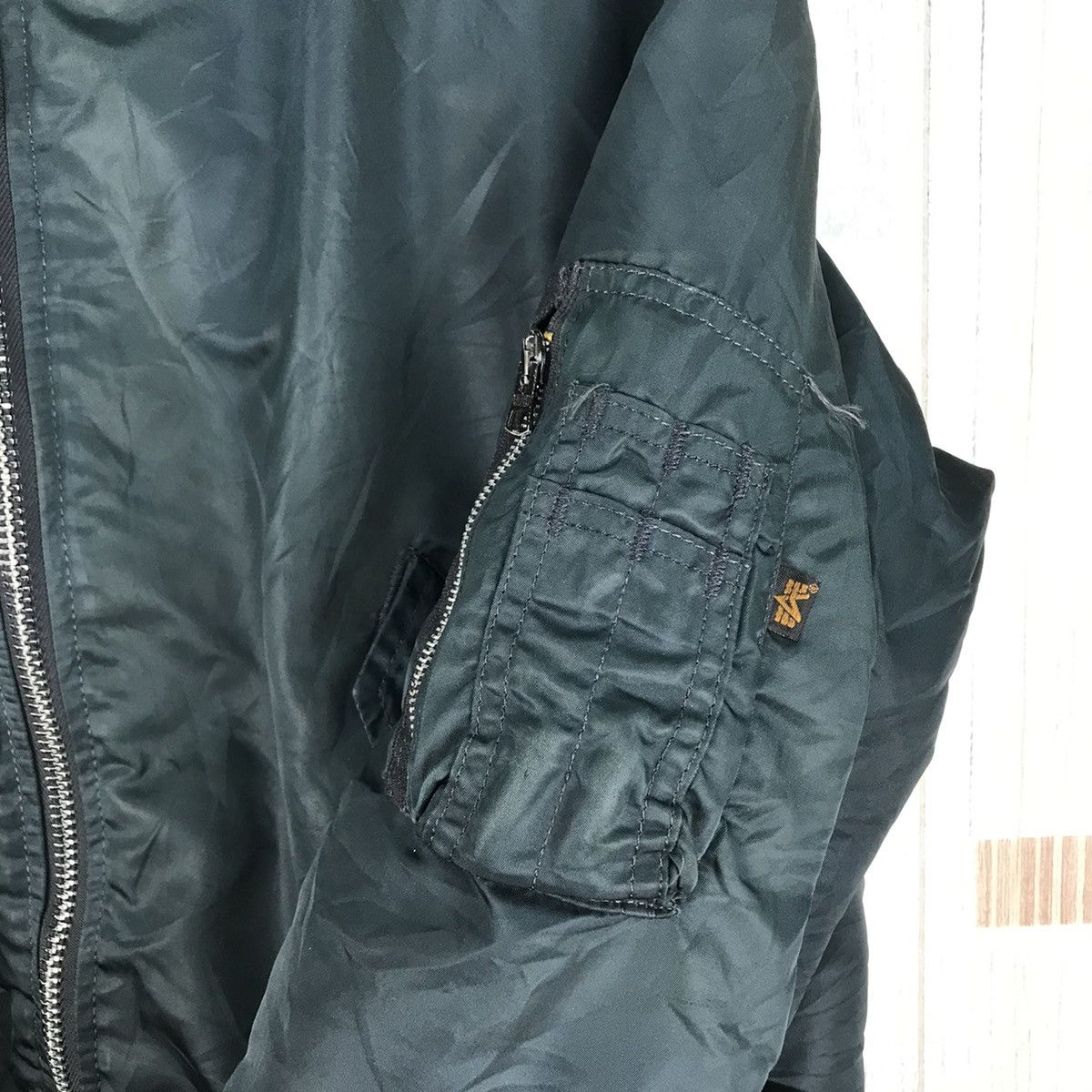 Alpha Industries Vintage Alpha Industries Bomber Jacket Size US L / EU 52-54 / 3 - 10 Thumbnail