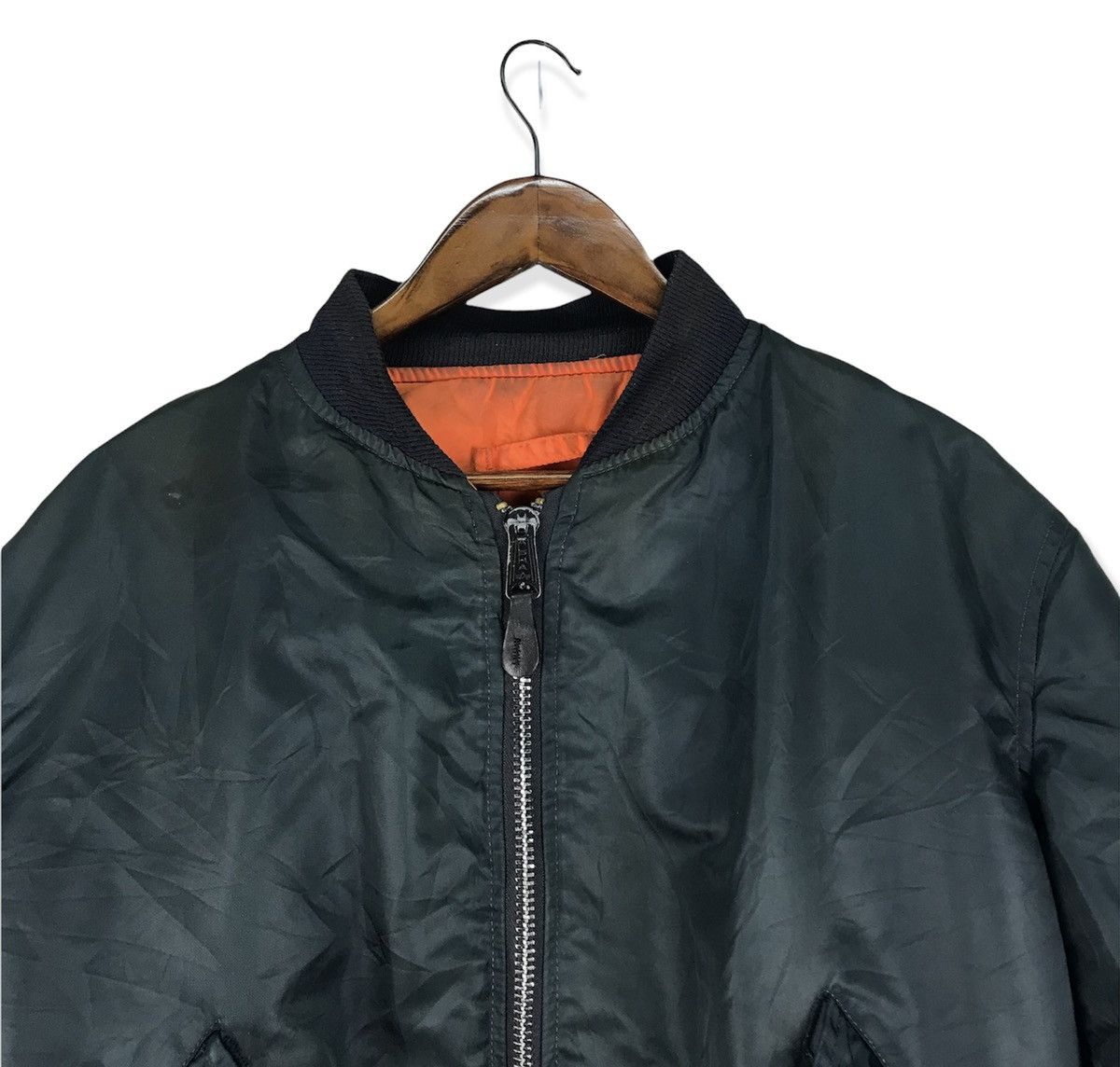 Alpha Industries Vintage Alpha Industries Bomber Jacket Size US L / EU 52-54 / 3 - 2 Thumbnail