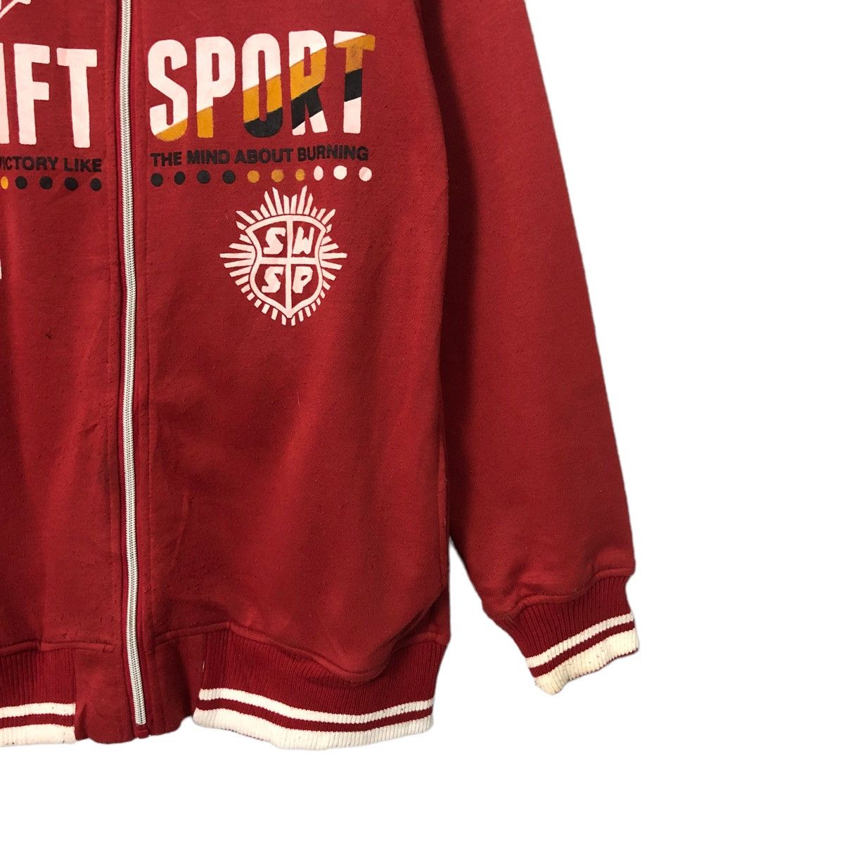 Japanese Brand Vintage World Smack Basic Spell Out Big Logo Zip Up Jacket Size US M / EU 48-50 / 2 - 2 Thumbnail