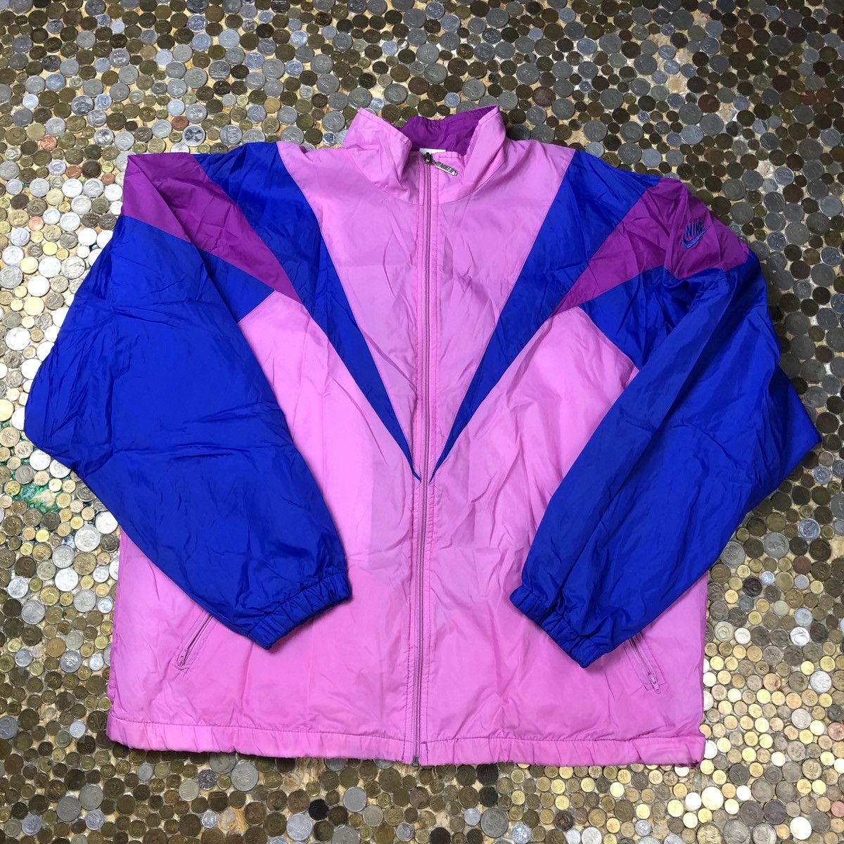 Nike × Vintage Nike Vintage zip light jacket 90s Size US XL / EU 56 / 4 - 1 Thumbnail