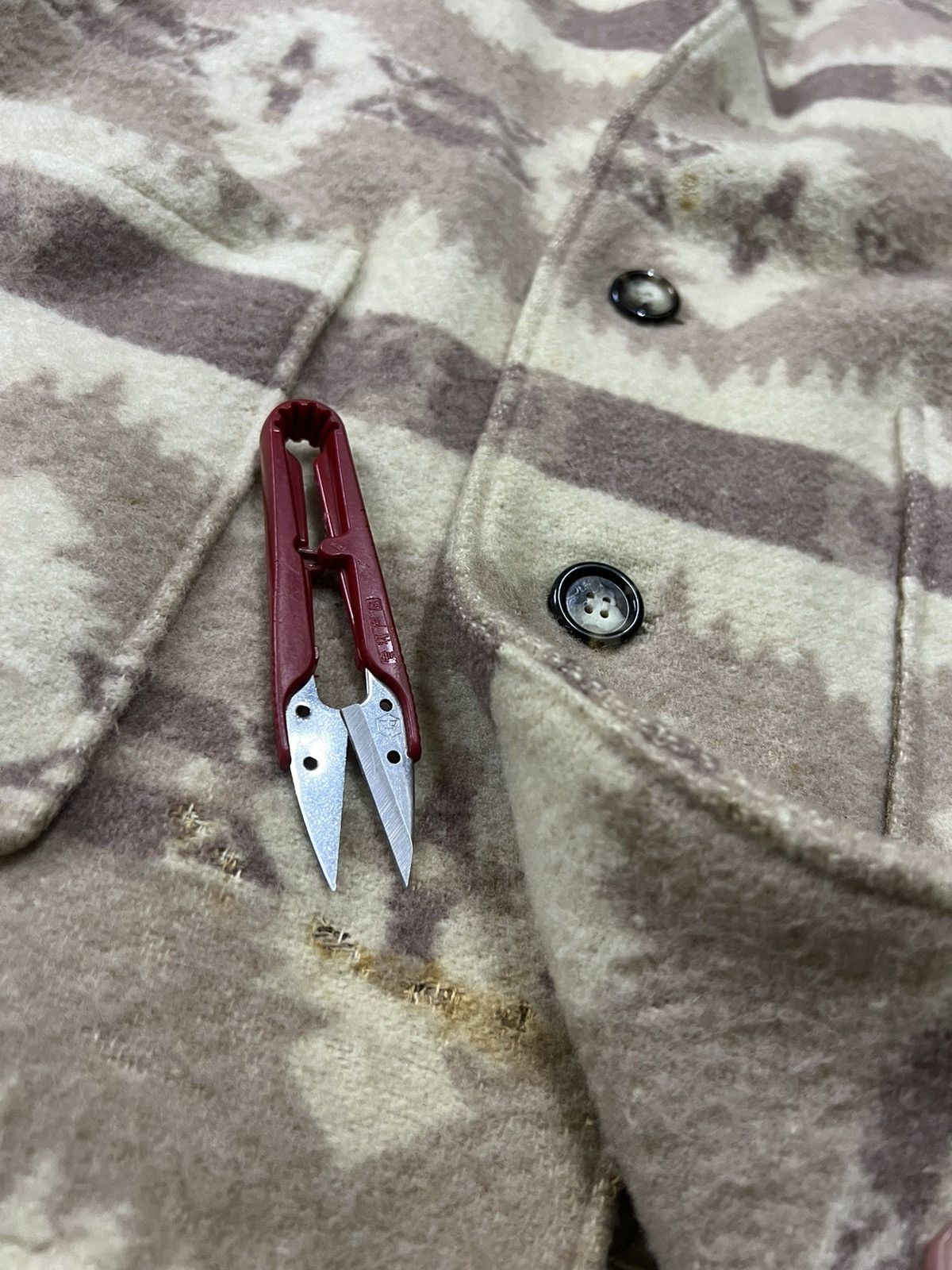 Native Chimayo / Navajo / Native Collins Fashion Wool Heavy jacket Size US XL / EU 56 / 4 - 8 Thumbnail