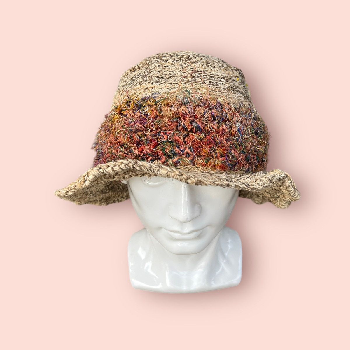 CA4LA RARE CA4LA VINTAGE JUTE BUCKET HAT Size ONE SIZE - 7 Thumbnail