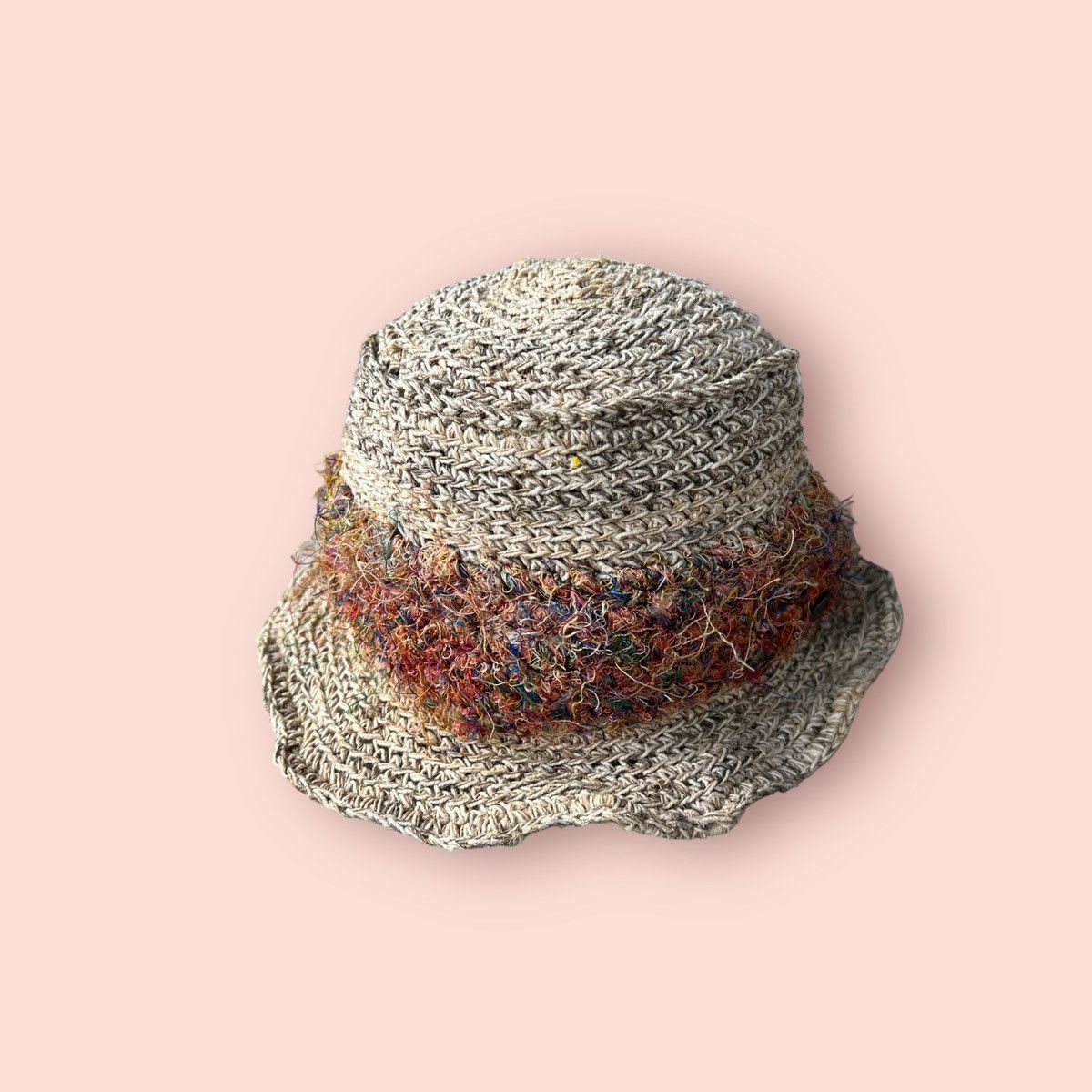 CA4LA RARE CA4LA VINTAGE JUTE BUCKET HAT Size ONE SIZE - 16 Thumbnail