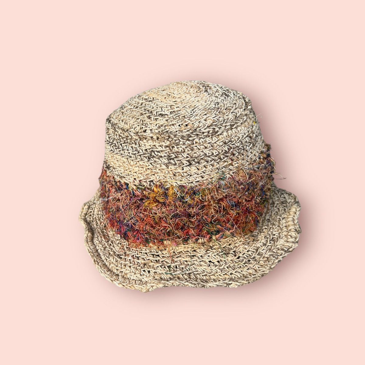 CA4LA RARE CA4LA VINTAGE JUTE BUCKET HAT Size ONE SIZE - 17 Thumbnail