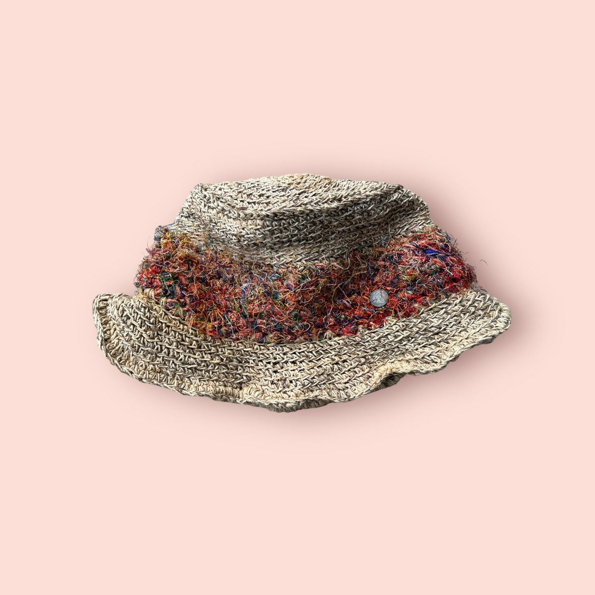 CA4LA RARE CA4LA VINTAGE JUTE BUCKET HAT Size ONE SIZE - 19 Thumbnail