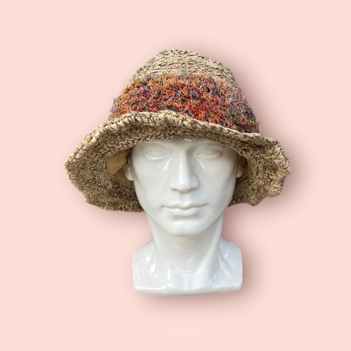 CA4LA RARE CA4LA VINTAGE JUTE BUCKET HAT Size ONE SIZE - 2 Thumbnail