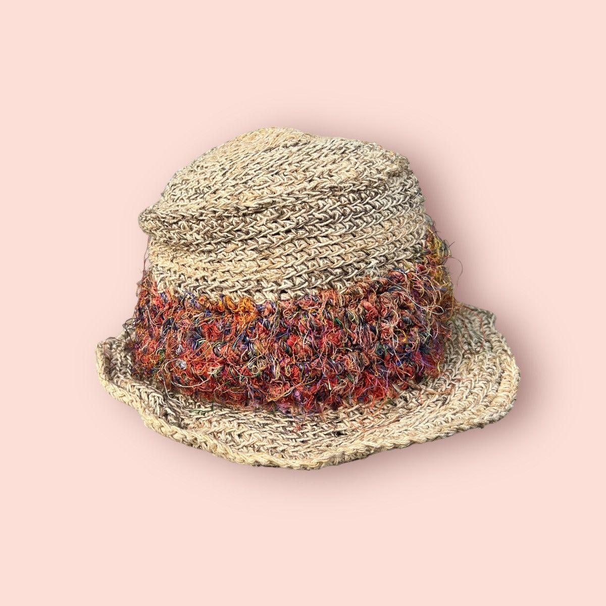 CA4LA RARE CA4LA VINTAGE JUTE BUCKET HAT Size ONE SIZE - 18 Thumbnail